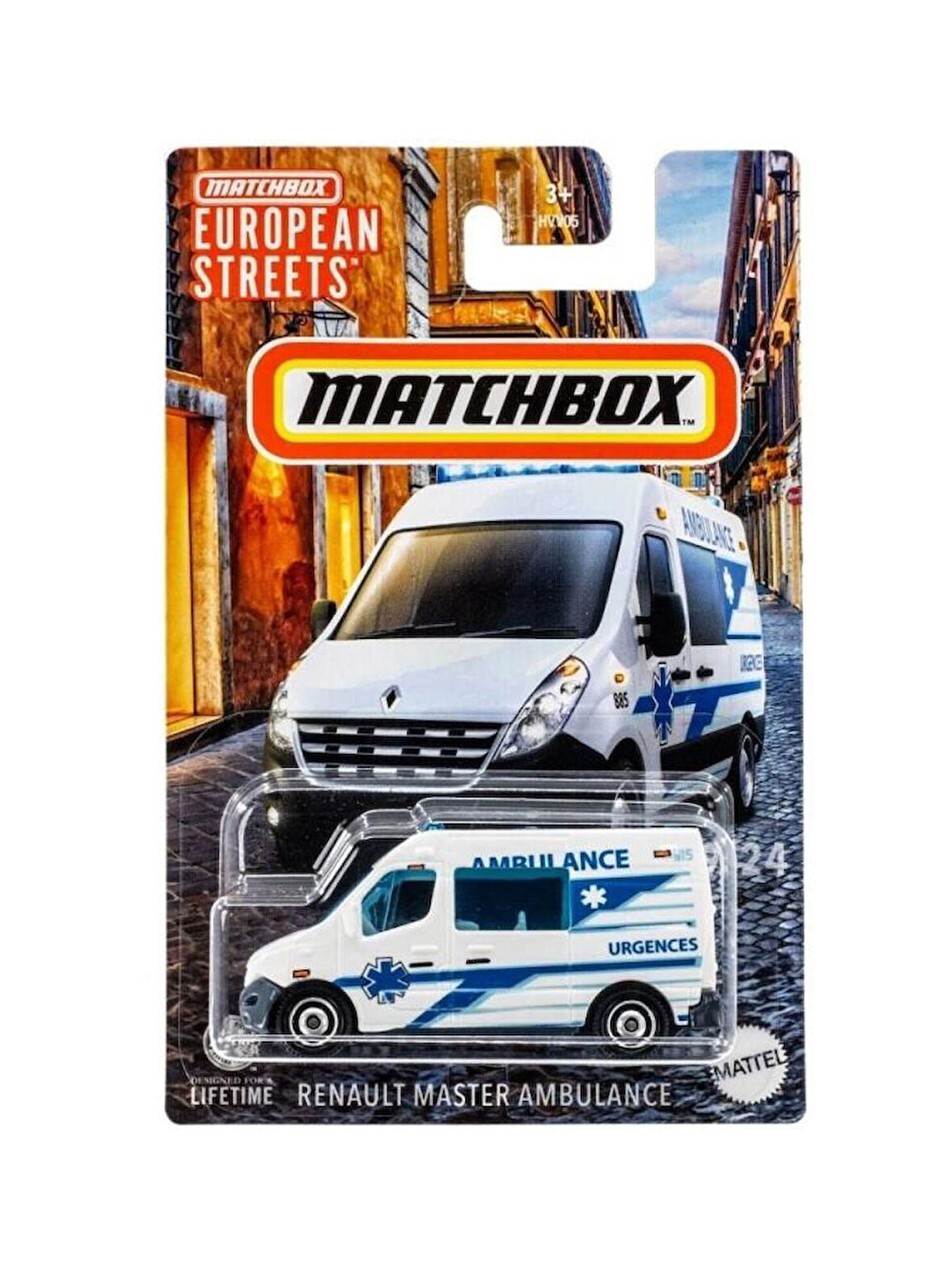 Matchbox Best of Europe Tekli Arabalar HVV05 - RENAULT MASTER AMBULANCE 