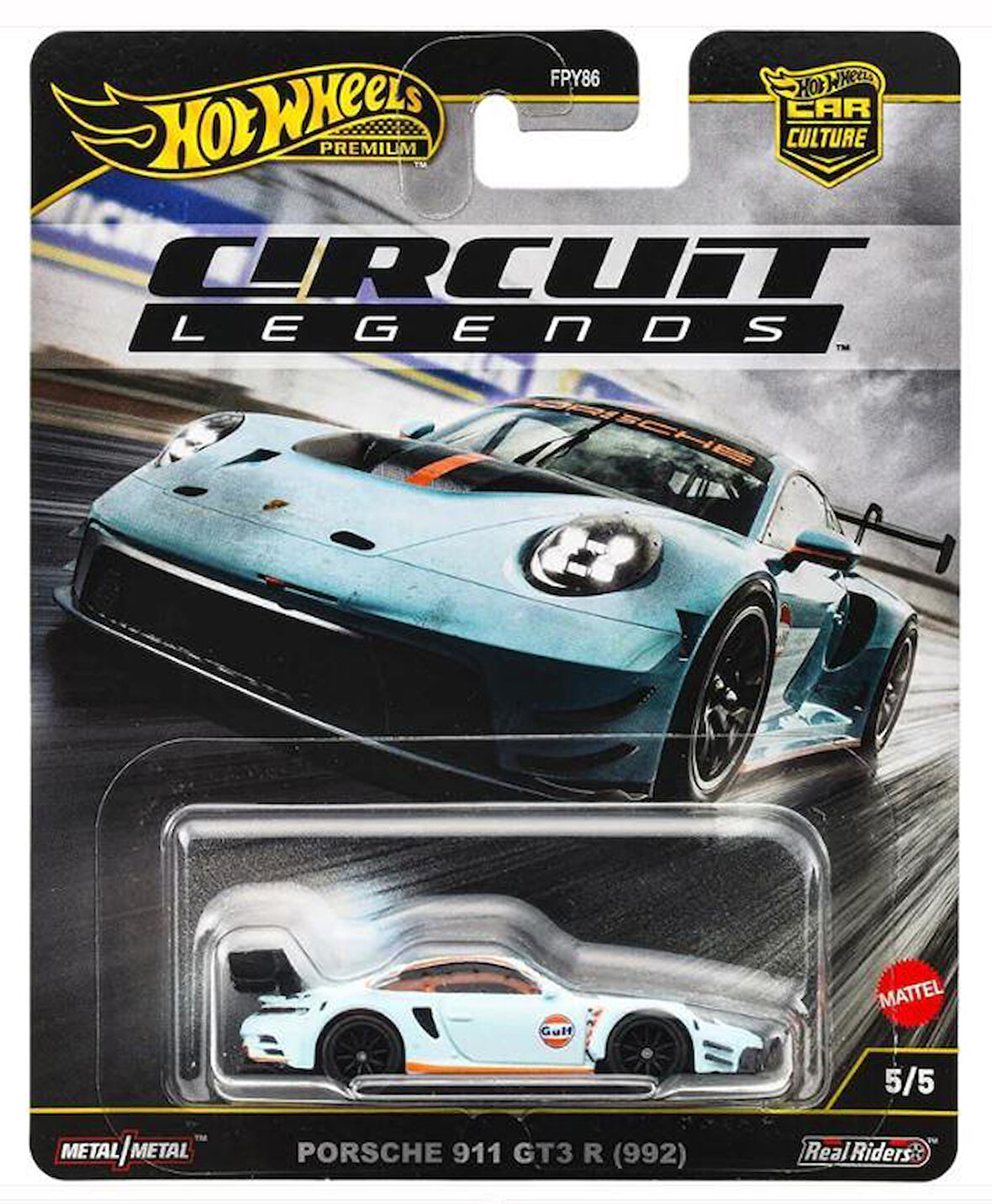 Hot Wheels Premium Cırcuit Legends Porsche 911 GT3 R (992) FPY86 JBK65