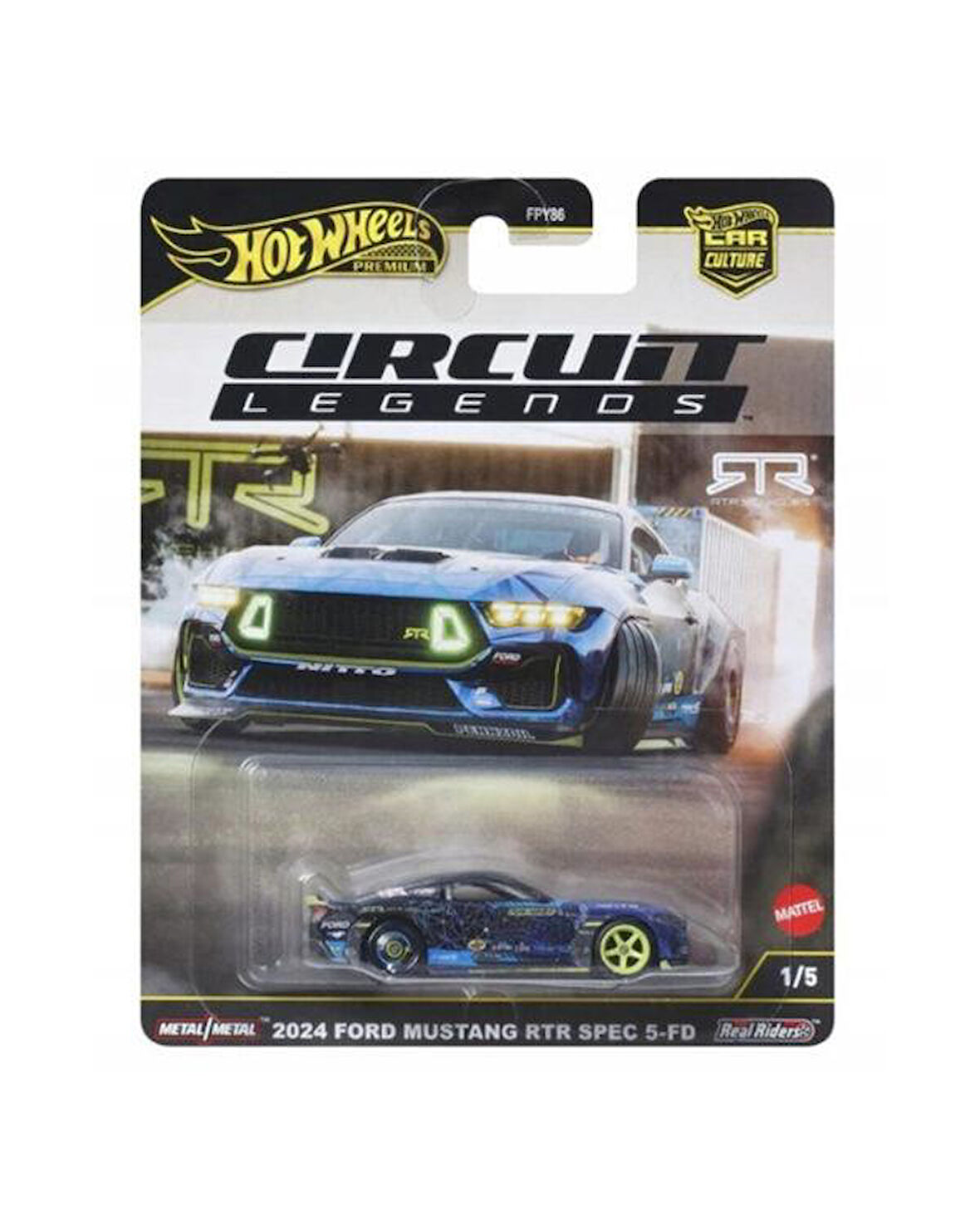 Hot Wheels Premium Cırcuit Legends 2024 Ford Mustang RTR Spec 5-FD FPY86 JBK48