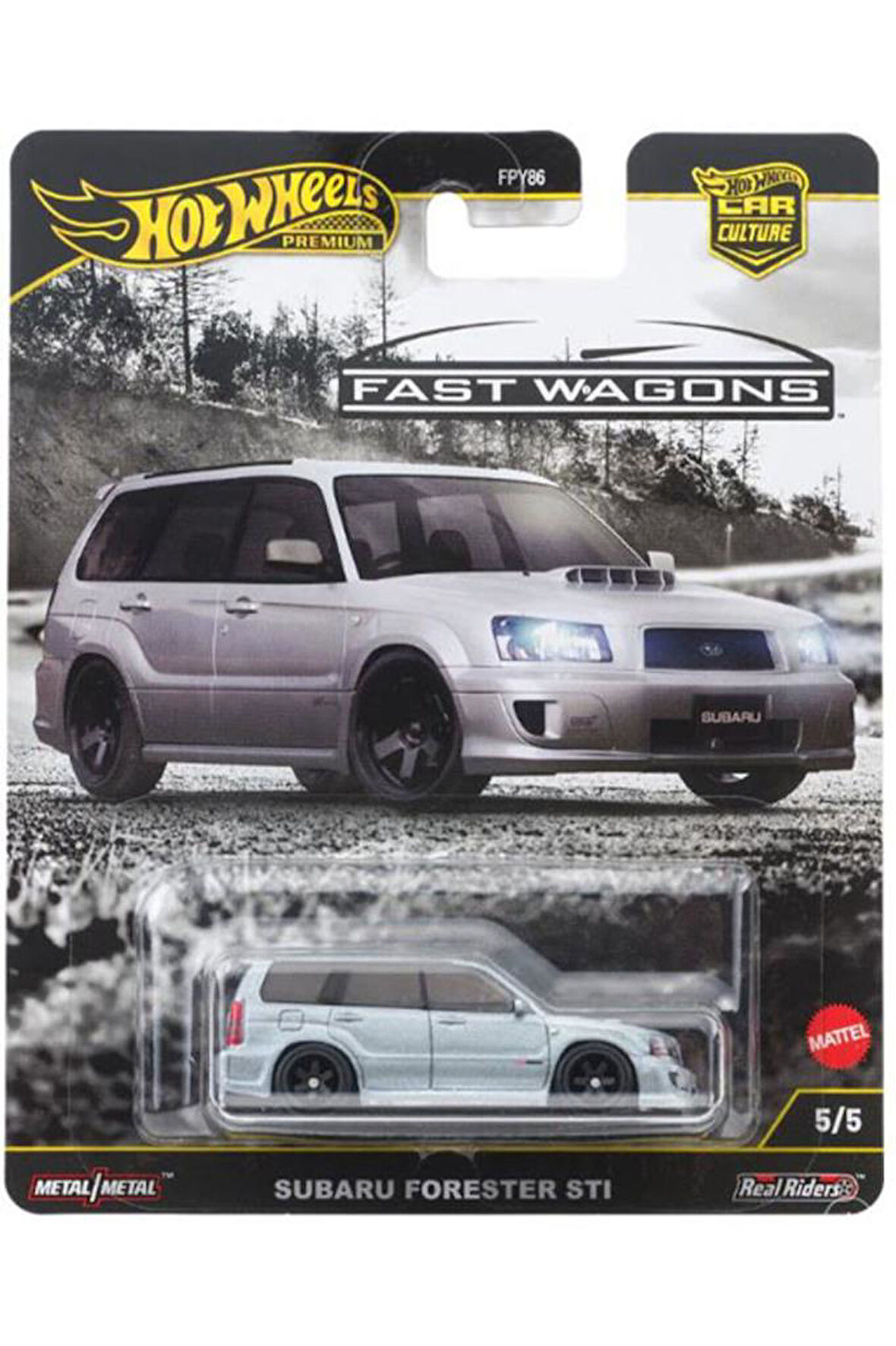 Hot Wheels Premium Fast Wagons Subaru Forester STI FPY86 JBK87