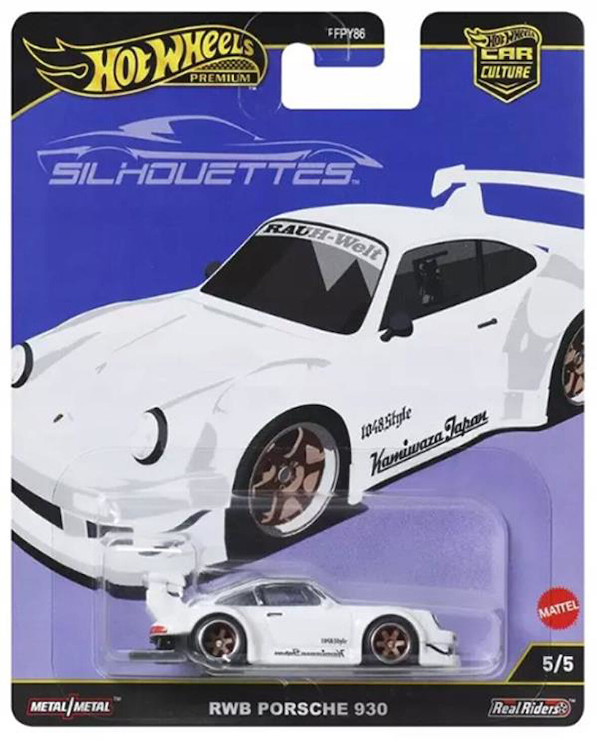 Hot Wheels Premium Car Culture Silhouettes Rwb Porsche 930 JBK58
