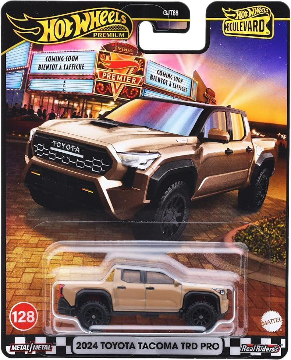 Hot Wheels Premium Boulevard 2024 Toyota Tacoma TRD Pro GJT68 JBL08