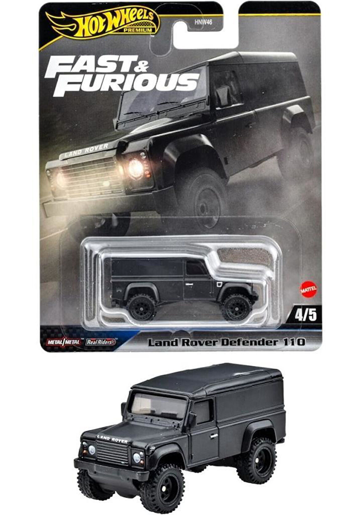 Hot Wheels Fast-Furious Premium Araba LAND ROVER DEFENDER 110 HNW46-JBL98