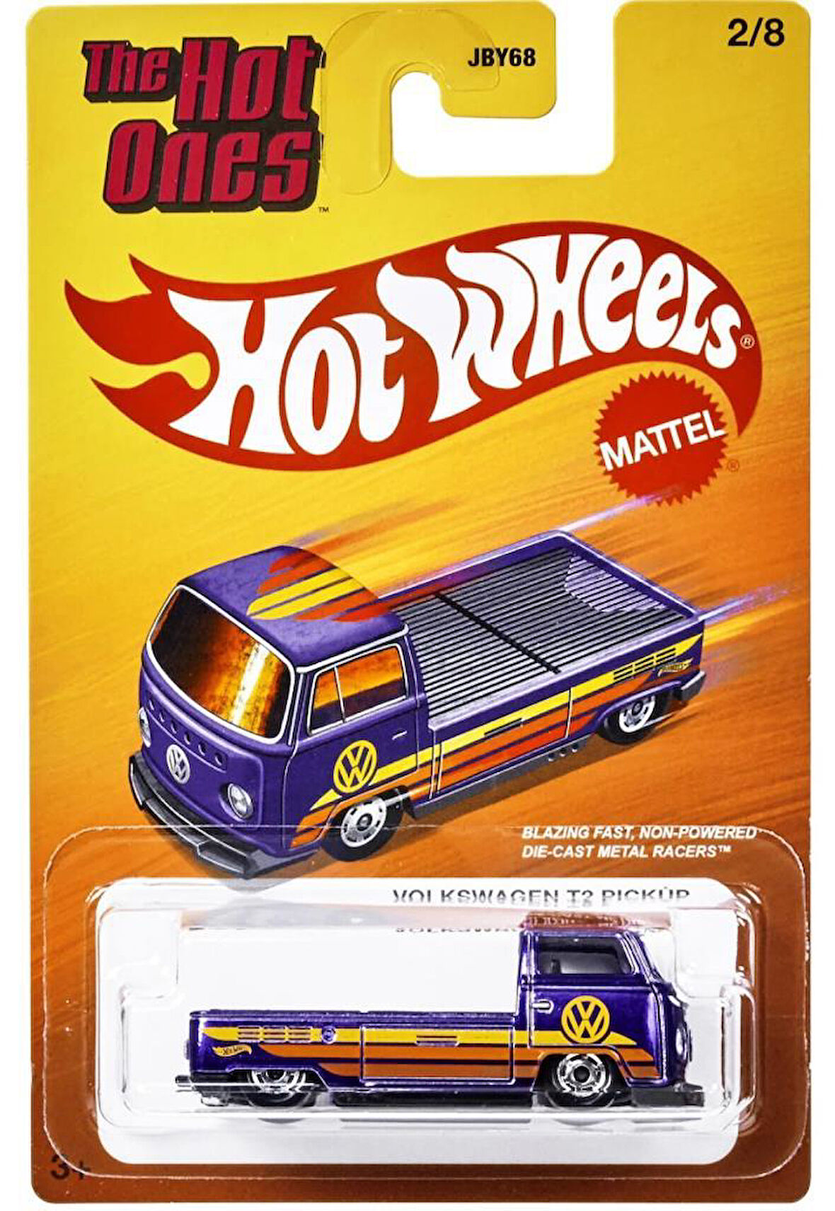 Hot Wheels The Hot Ones Die Cast Tekli Arabalar JBY68 -  VOLKSWAGEN T2 PICKUP JBY70