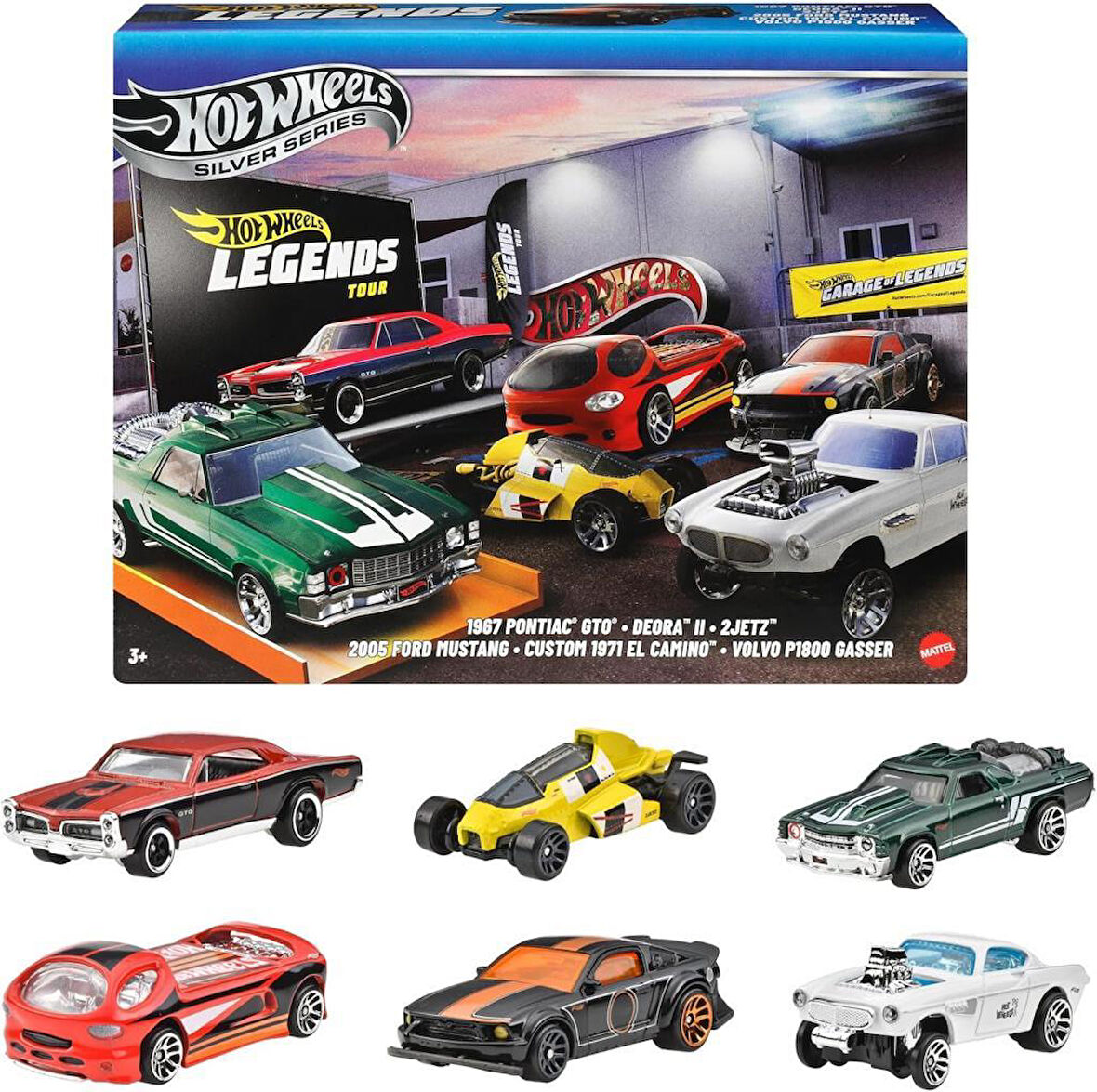 Hot Wheels  Legends Silver Serisi 6 lı Özel Paket Arabalar JBY78