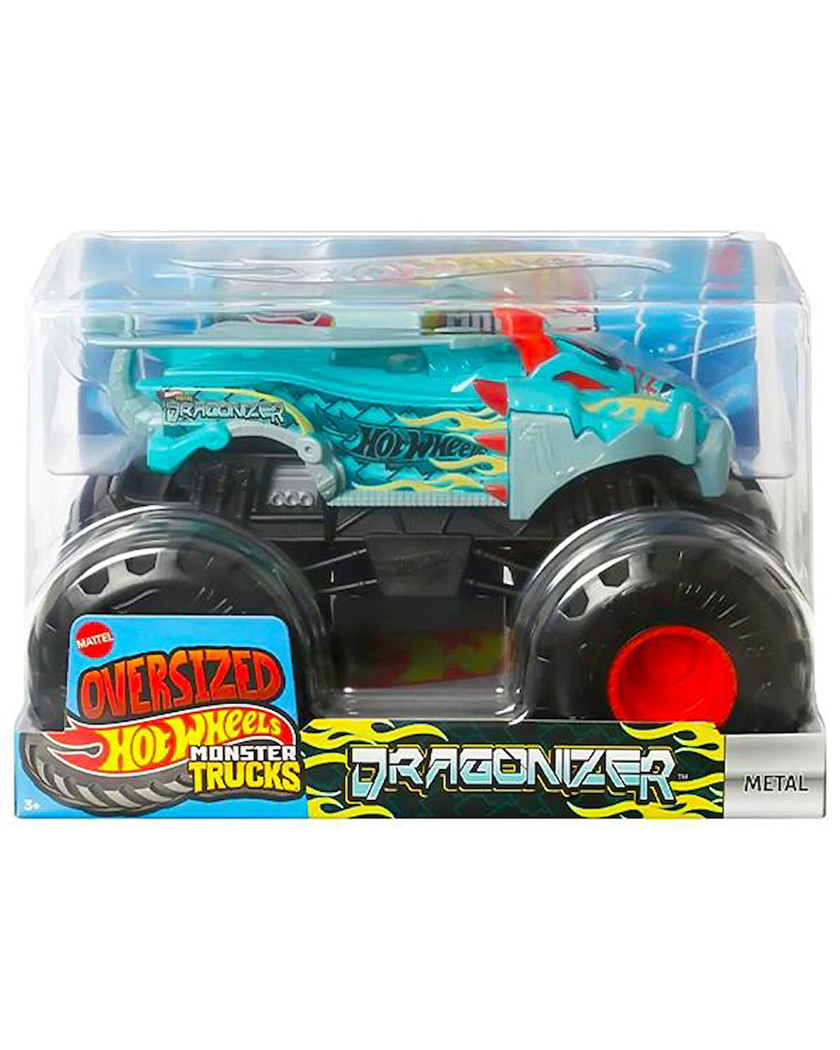Hot Wheels Monster Trucks Oversized Dragonizer Metal Araç JCC90