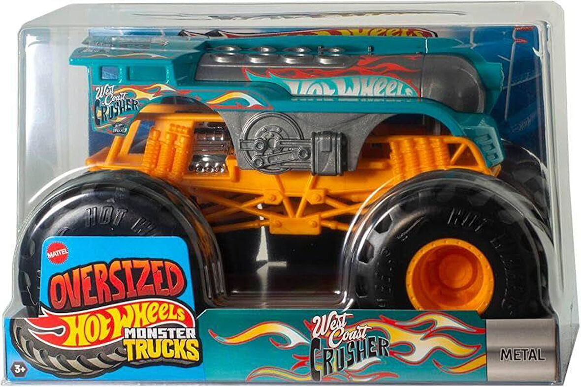Hw Monster Trucks West Coast Crusher FYJ83 JDR12