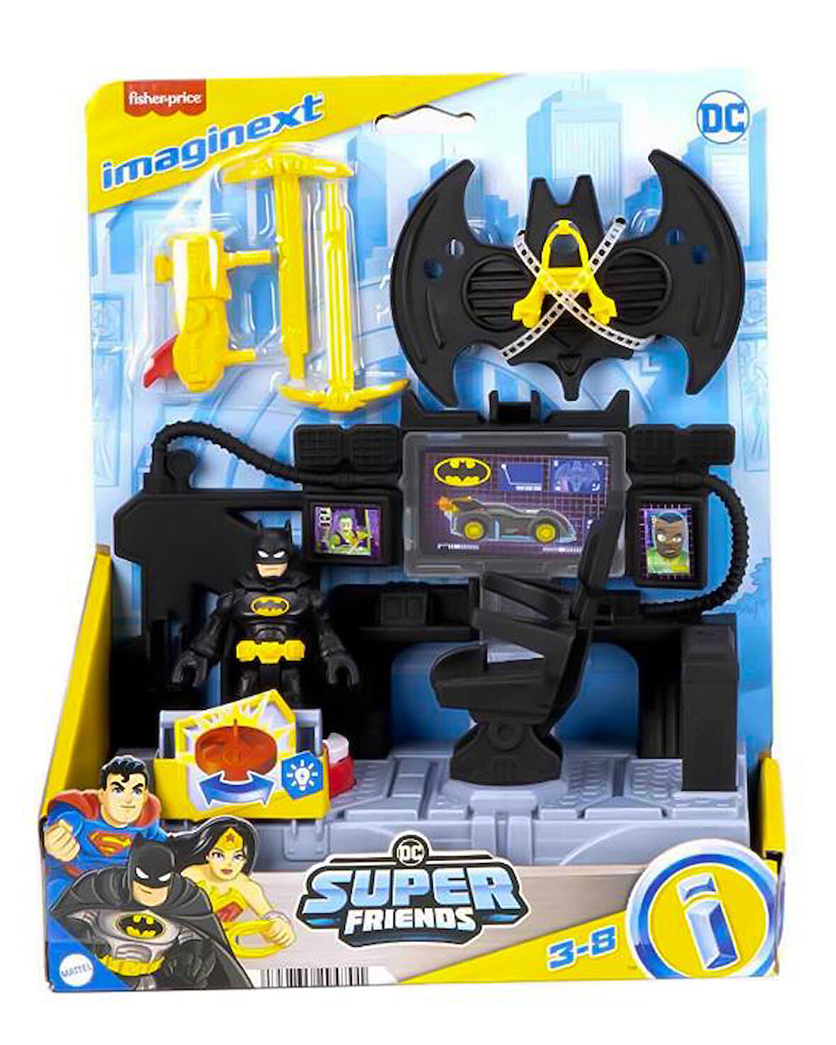 Fisher Price Imaginext DC Super Friends Batman Komuta Merkezi JFD93