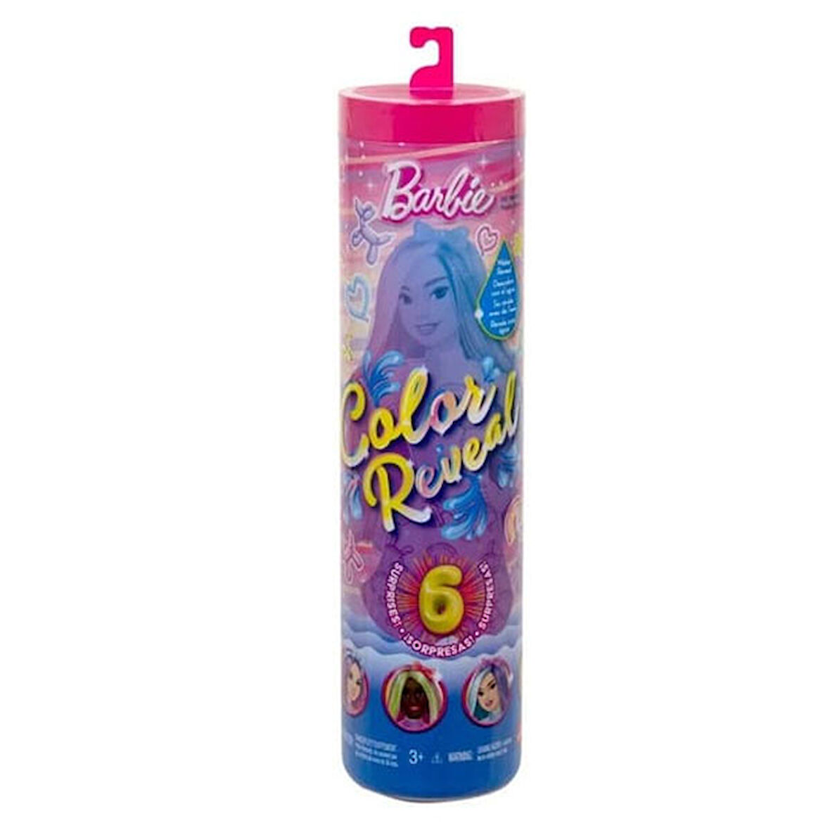 Barbie Color Reveal Balondan Hayvan Figürleri Serisi  JFV58-JGB07