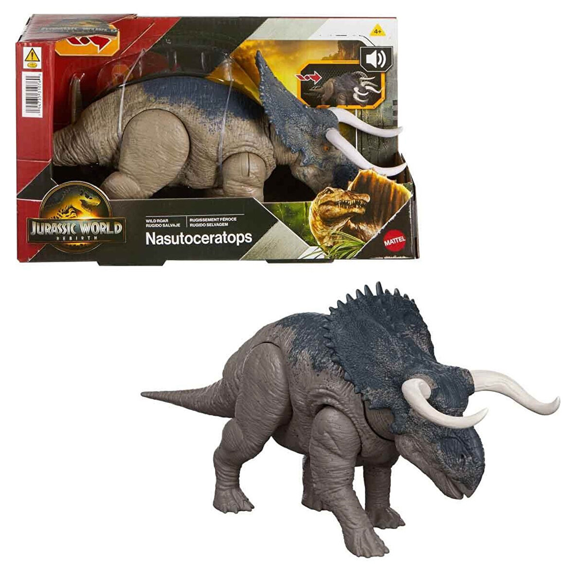 Jurassic World Rebirth Nasutoceratops JGB87 JGC81