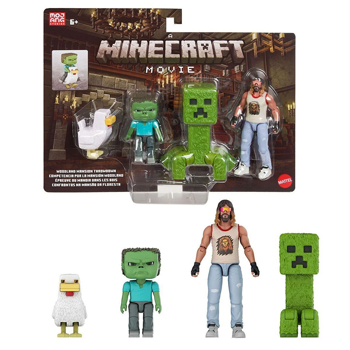 JGG68 Minecraft Film Figürleri - Çoklu Paket