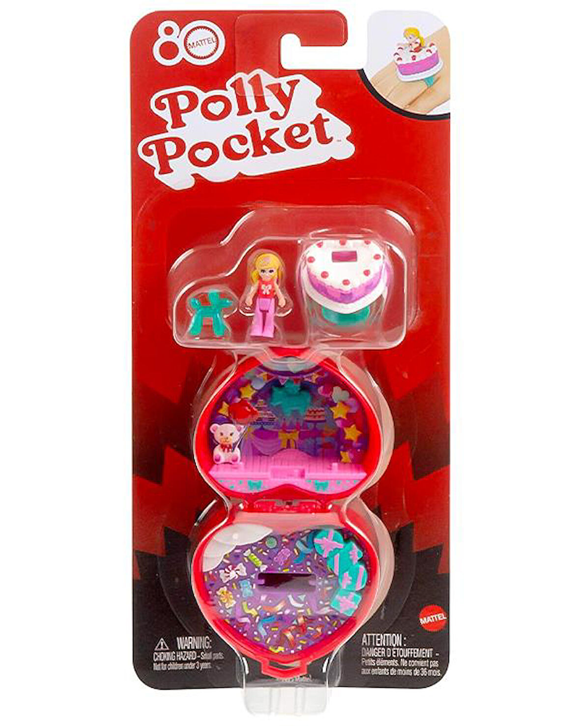 Polly Pocket 80. Yıl Yüzük Kutusu Oyun Seti JGK21