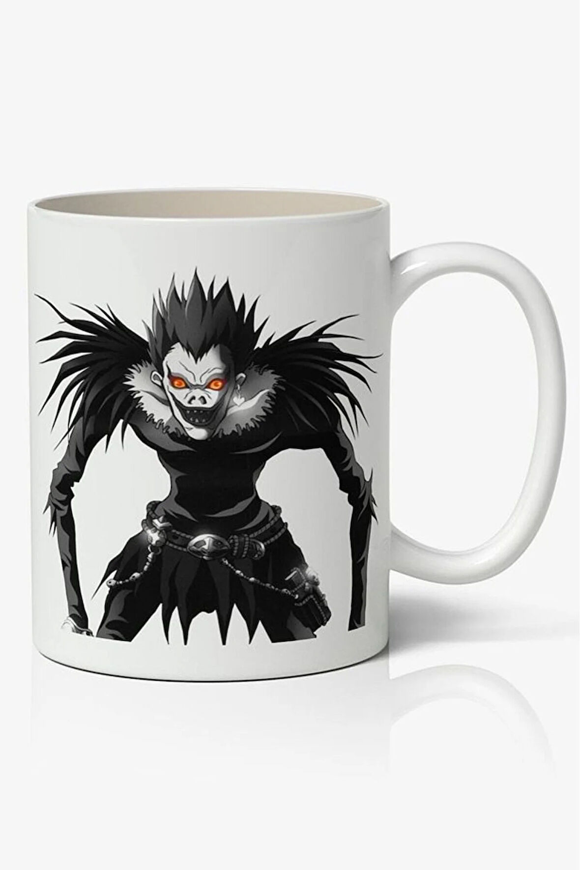 Death Note Ryuk Anime Temalı Beyaz Kupa Bardak Sevgiliye Arkadaşa Hediye