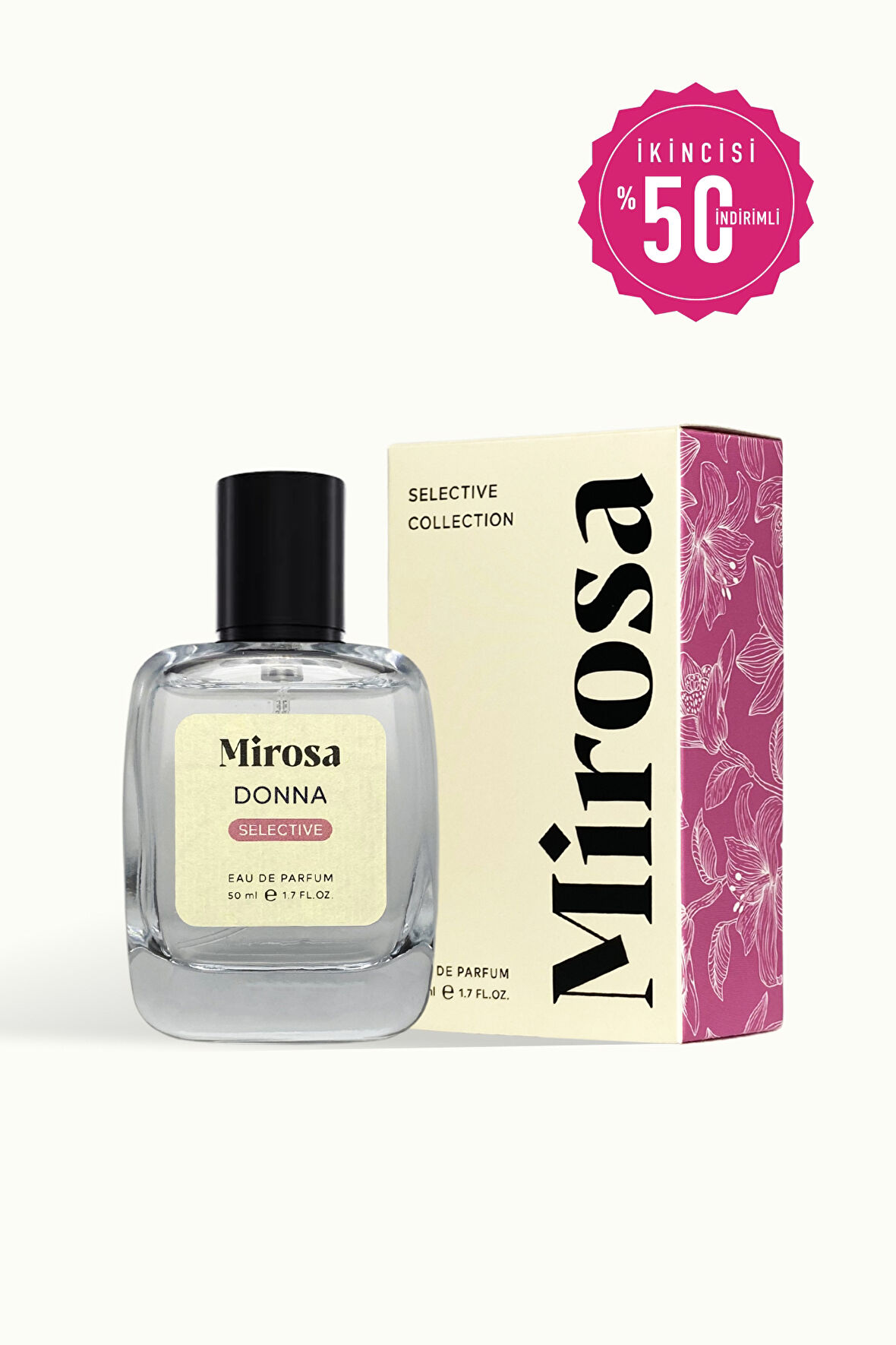 Mirosa Donna Selective Dinlendirilmiş Kalıcı Kadın Parfümü Born in Roma Premium EDP 50ml S115