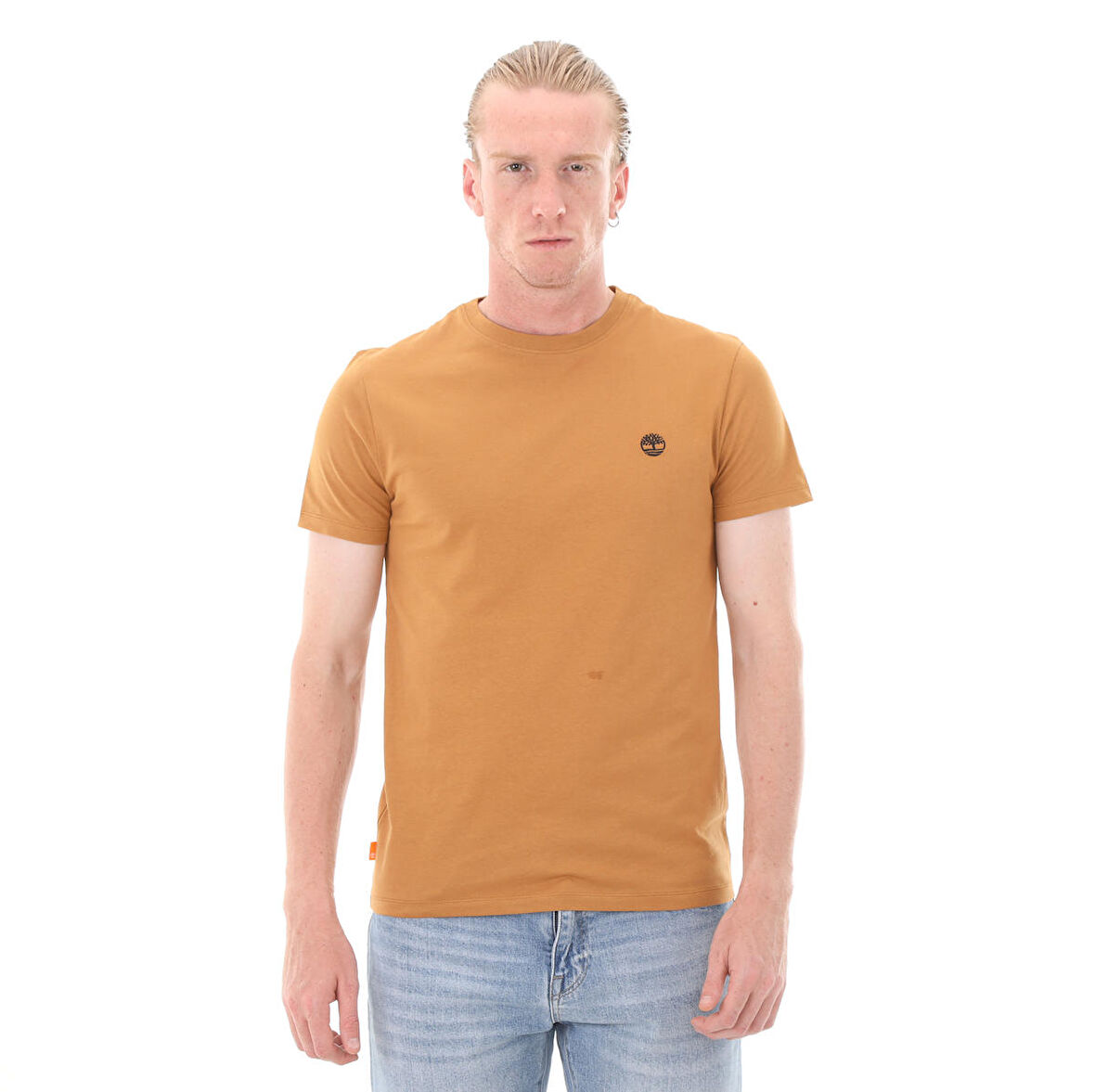 B0A2BPRP471-R Timberland Short Sleeve Tee Erkek T-Shirt Kahve