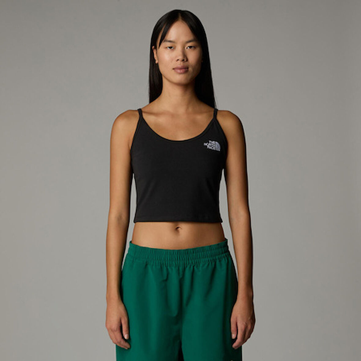 The North Face W Simple Dome Slim Crop Tank Kadın T-Shirt