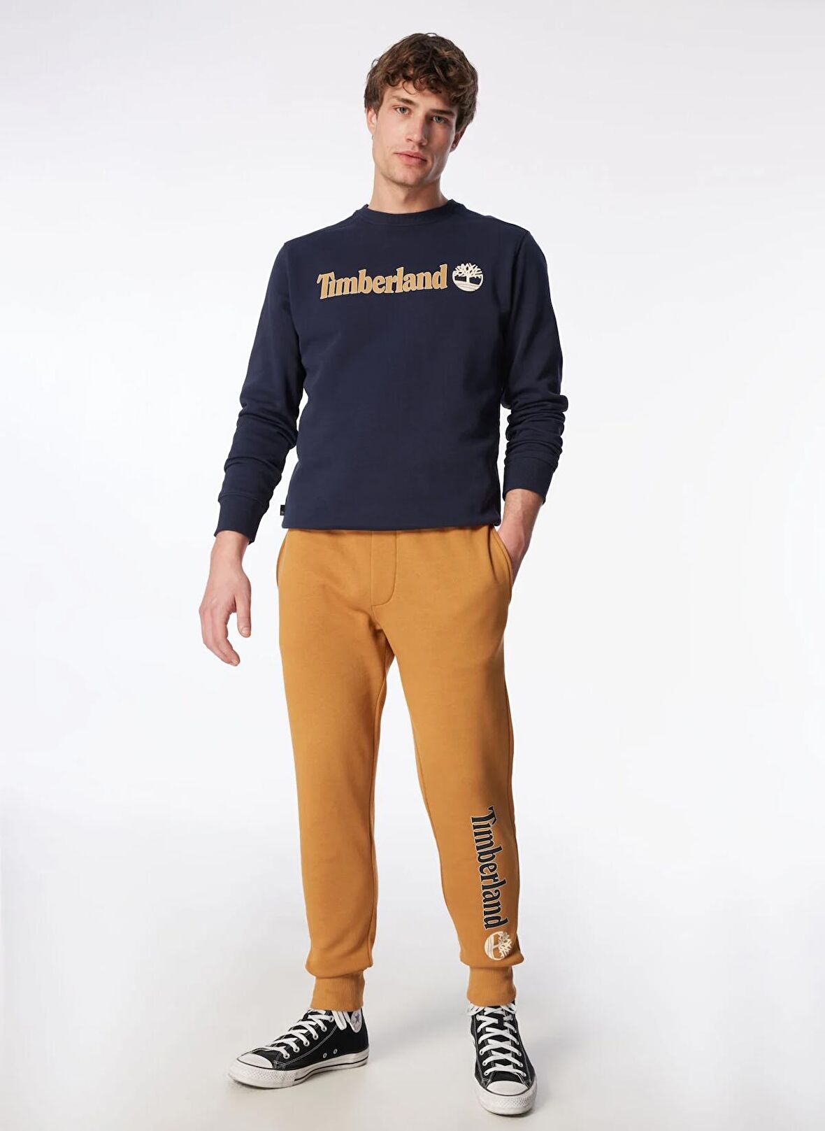 Timberland Sarı Erkek Eşofman Altı TB0A5YFBP471_Brushed Back Sweatpant