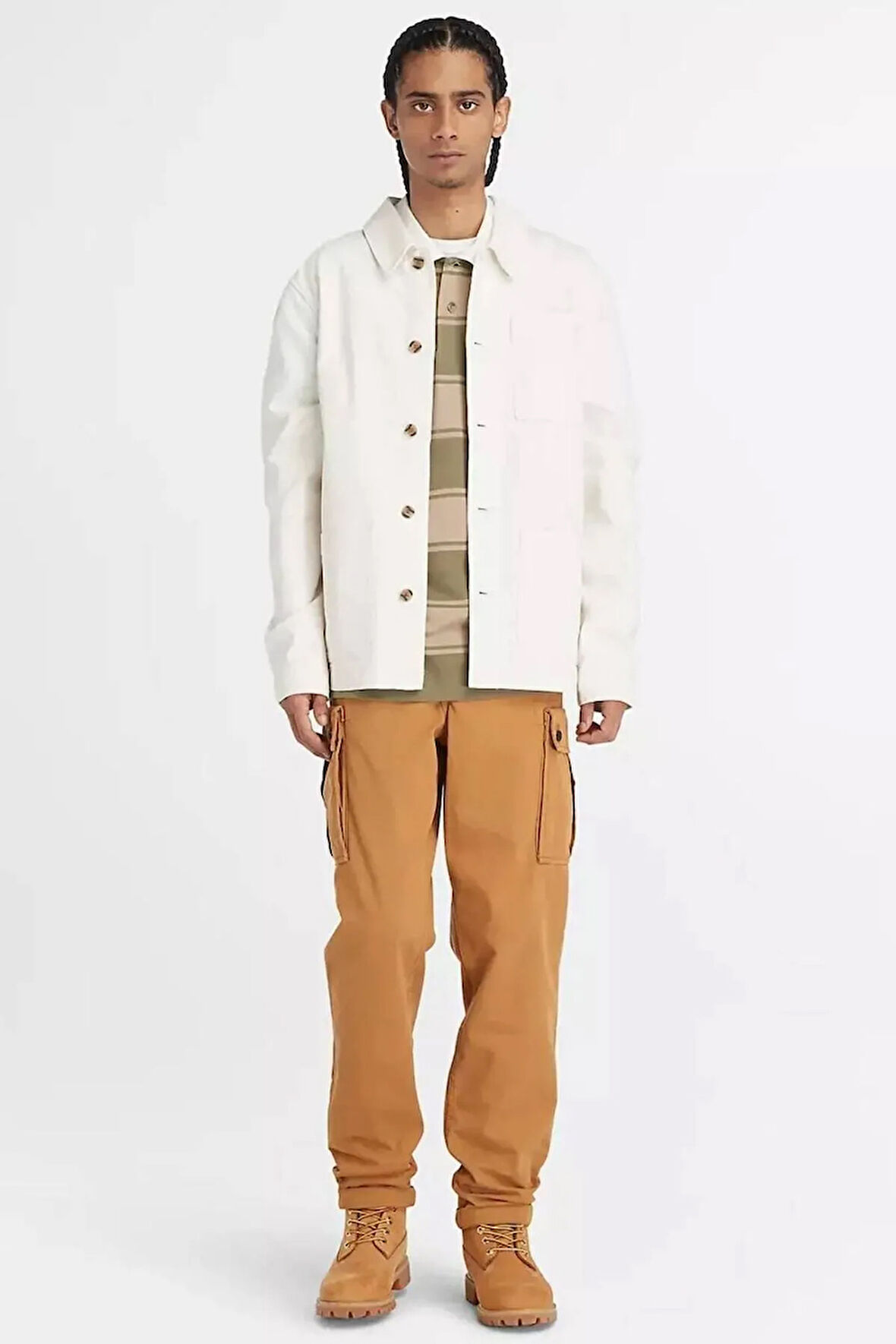 Washed Canvas Chore Erkek Ceket-TB0A5TH3CM91