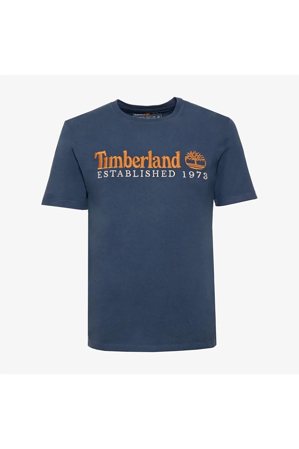 Embroidery Logo Tee Erkek Lacivert Tshirt Tb0a6se12881