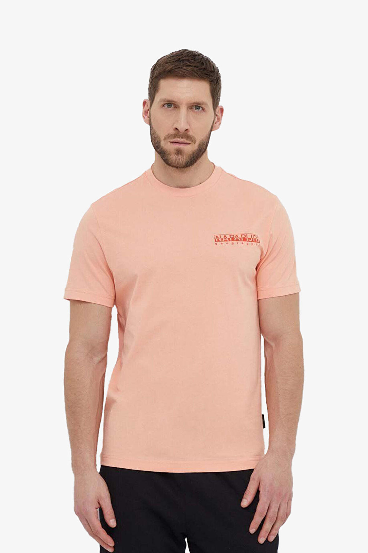 Napapijri S-Gouın Erkek Pembe T-Shirt NP0A4HTQP1I1