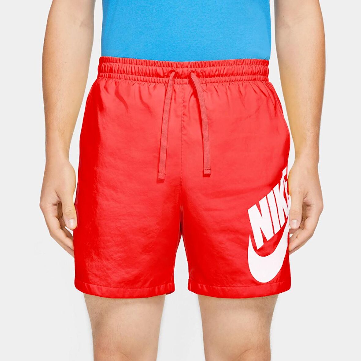Nike Sportswear Woven Shorts CV9302-657 Spor Kırmızı Şort