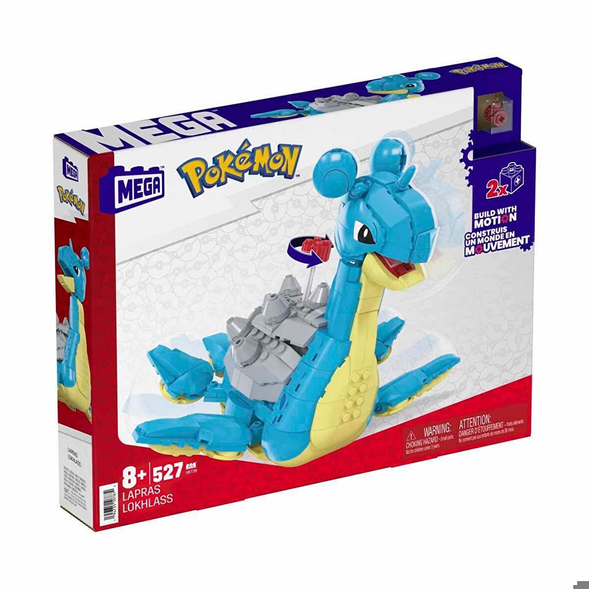 FABBATOYS MEGA Pokémon™ Lapras 527 parça +8 yaş