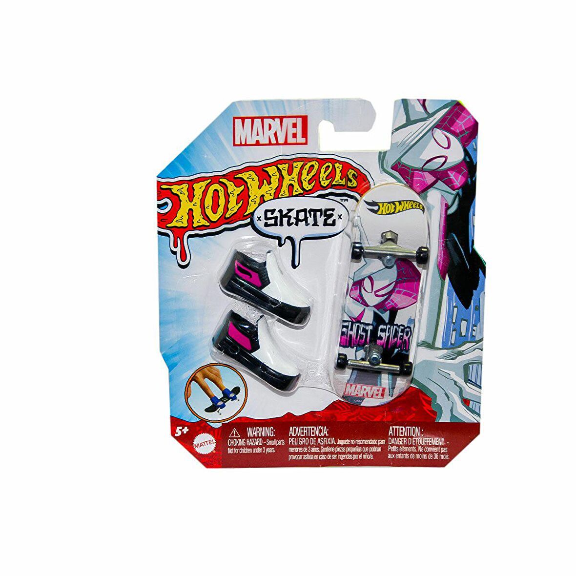 FABBATOYS Hot Wheels Skate Temalı Parmak Kaykay ve Ayakkabı Paketleri