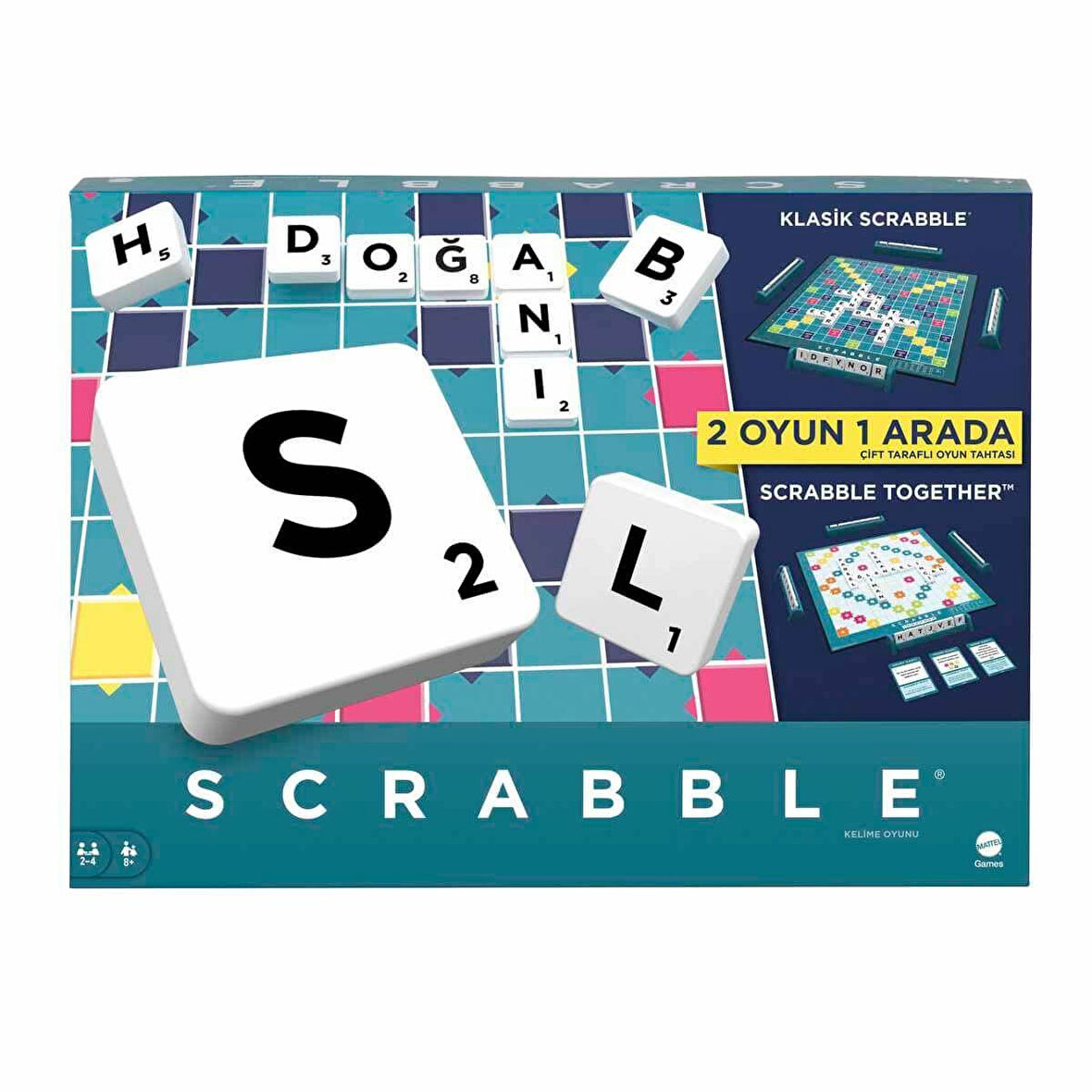 FABBATOYS Scrabble Orijinal İkisi Bir Arada Türkçe