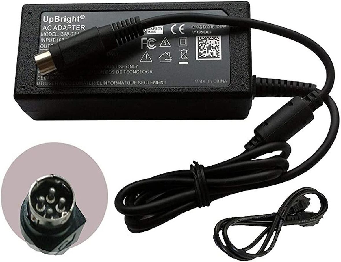 QNAP TS-409, TS-410, TS-412 Turbo NAS Sunucu Adaptörü 12 volt 