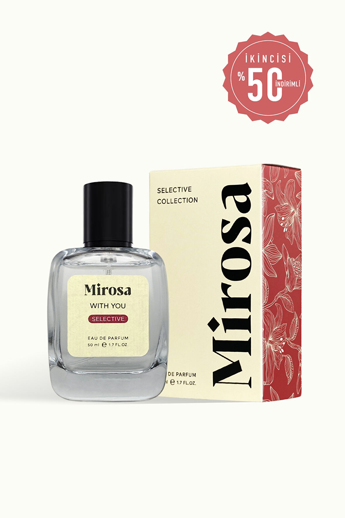 Mirosa With You Selective Dinlendirilmiş Kalıcı Erkek Parfümü Premium EDP 50ml S503