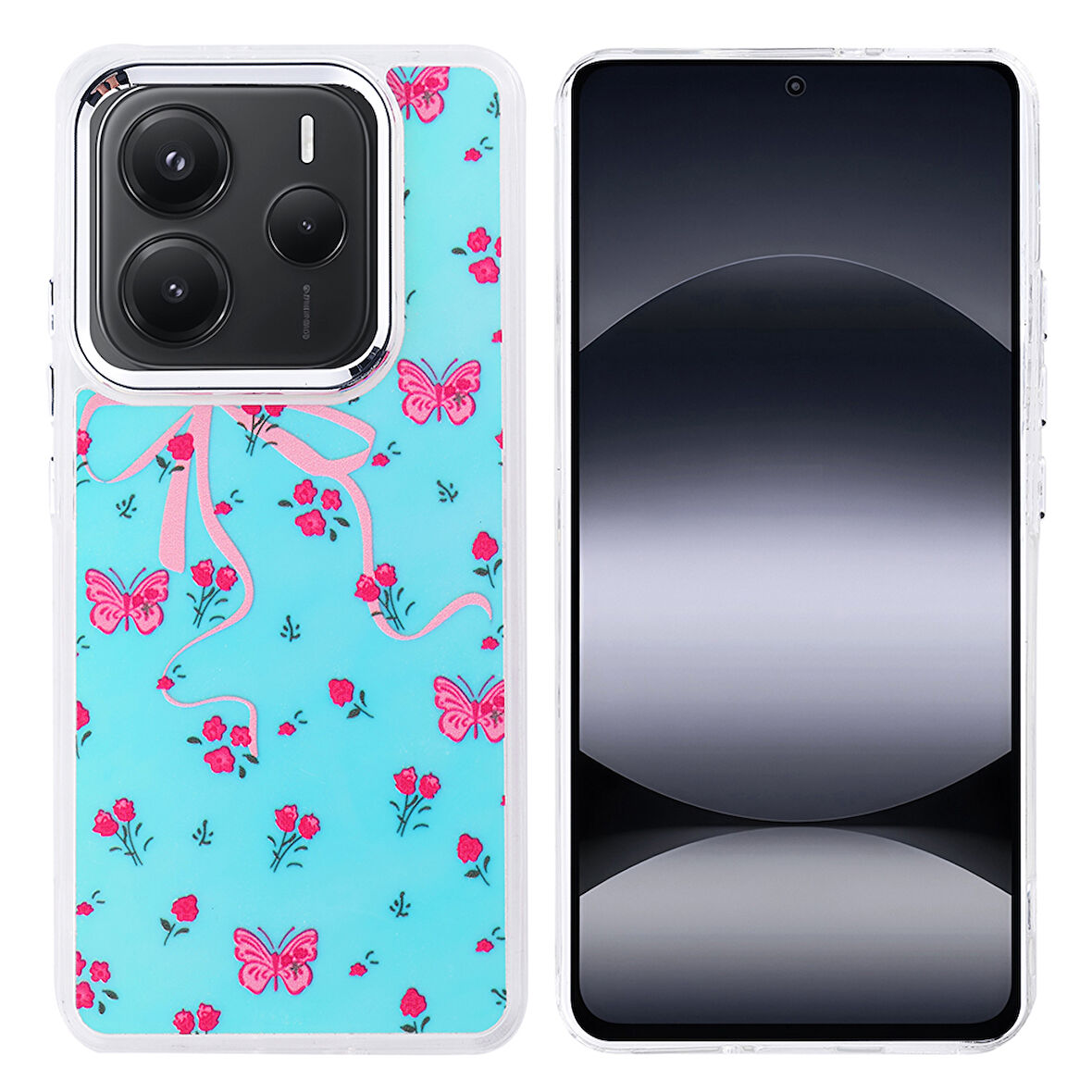 Gpack Xiaomi Redmi Note 14 5G uyumlu Kılıf Köşeler Airbagli Figürlü Hadra Kapak