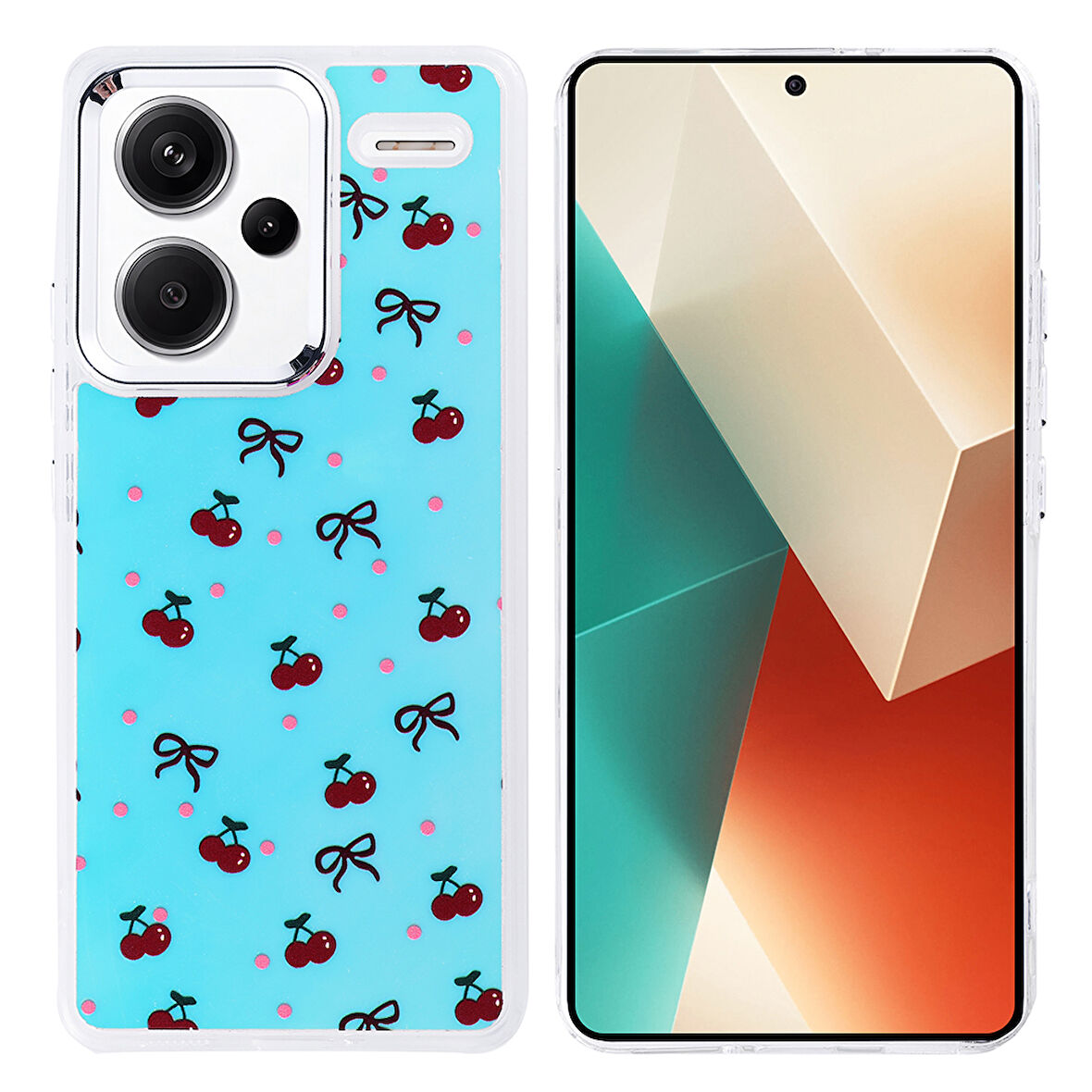 Gpack Xiaomi Redmi Note 13 Pro Plus 5G uyumlu Kılıf Köşeler Airbagli Figürlü Hadra Kapak