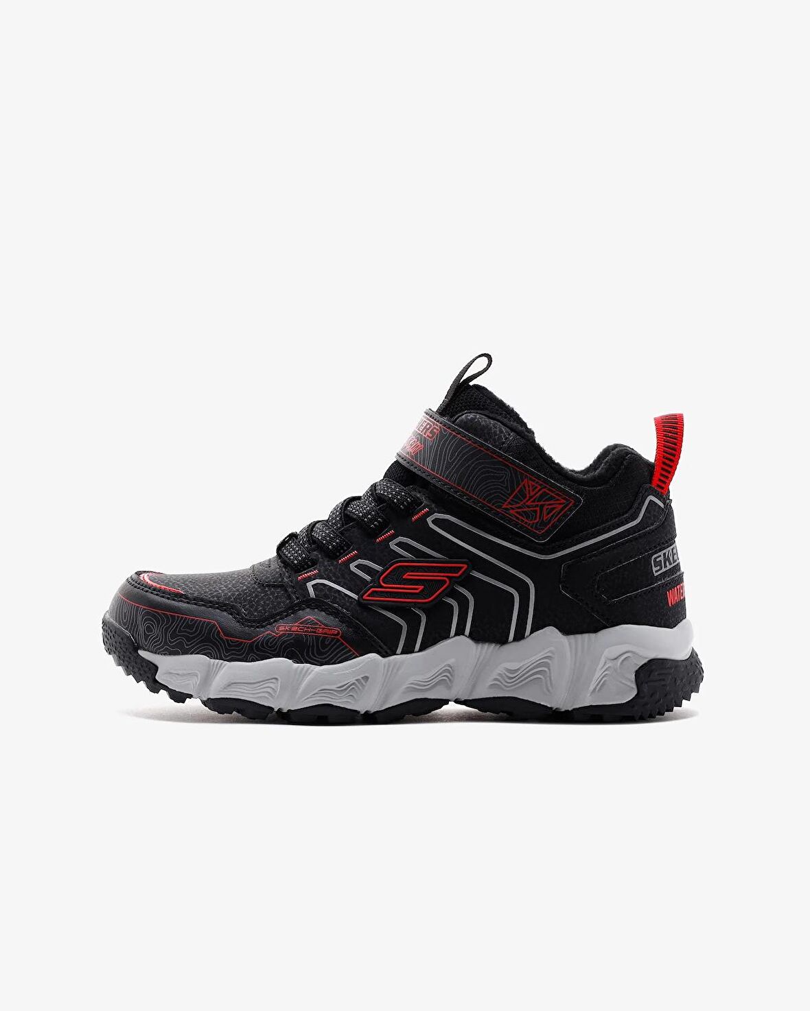 Skechers 406422L BKRD Velocitrek-Combex Erkek Çocuk Spor Ayakkabı