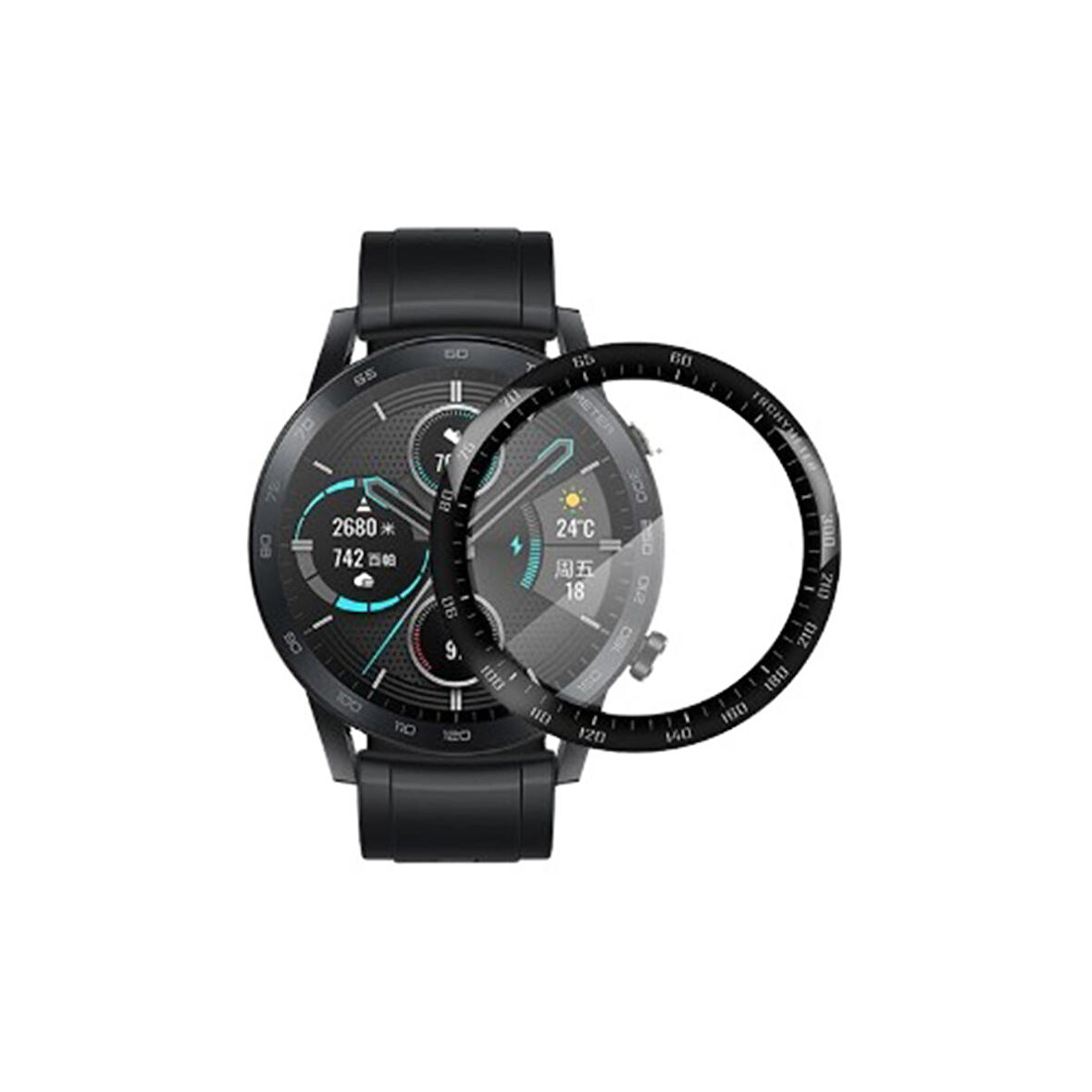 Honor Magic Watch 2 46MM Ekran Koruyucu 3D Kavisli Full Kaplama Pmma