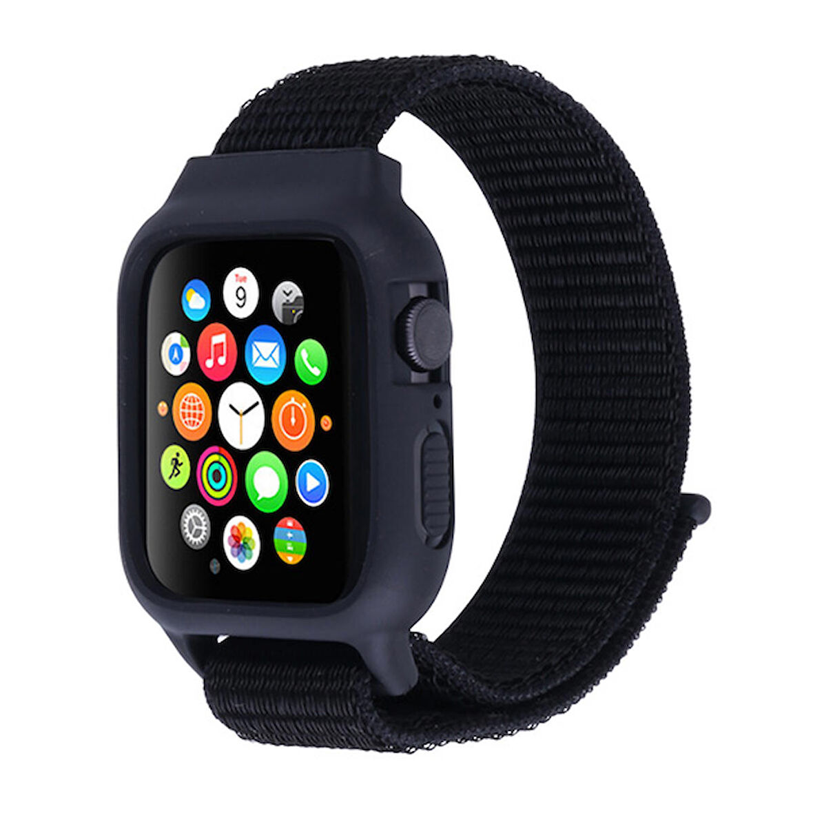 Ally Apple Watch 6-SE-5-4 44mm - 3-2-1 42mm Kayış Kordon Kılıf Silikon