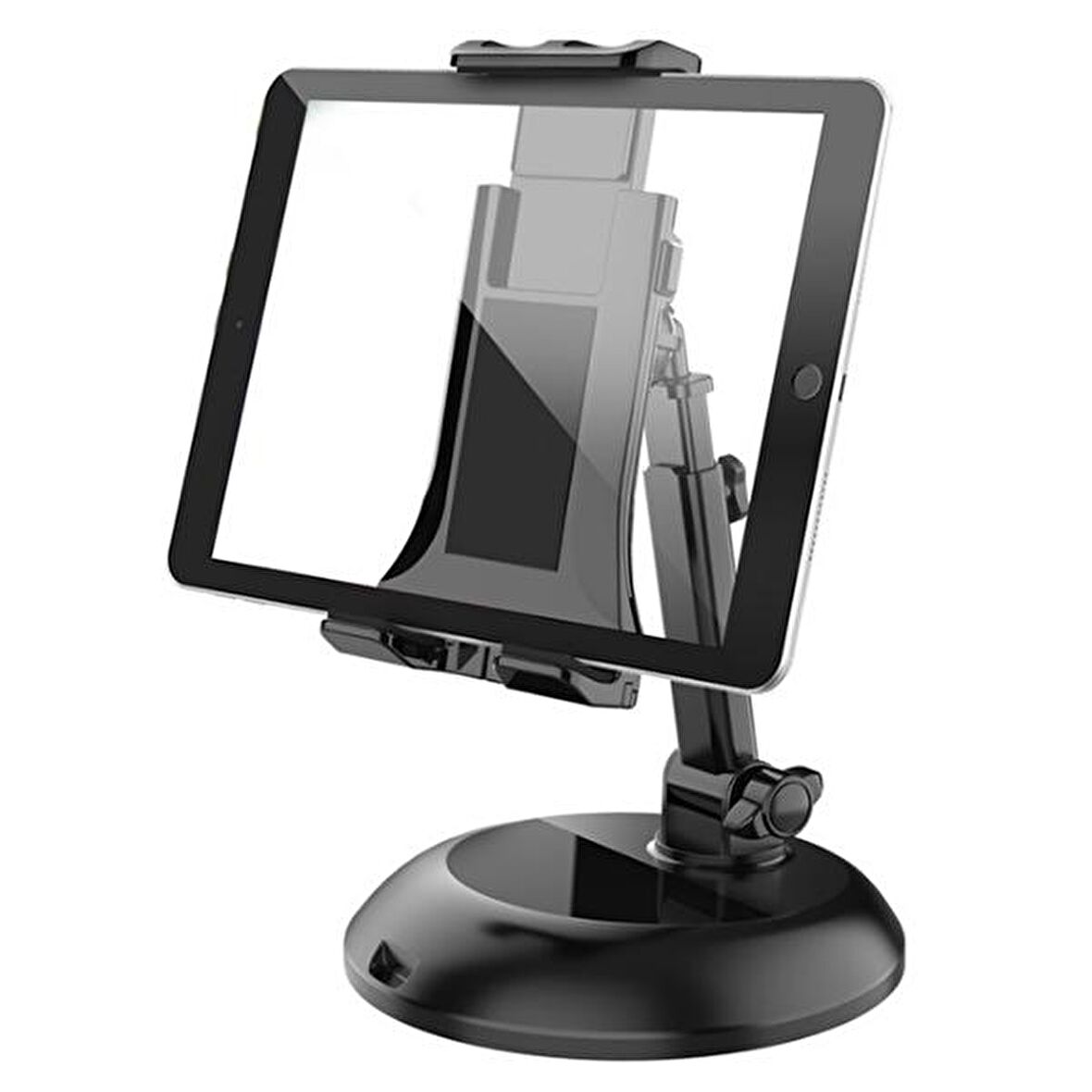Ally PB-46E Telefon, Tablet Tutucu 360° Ayarlanabi̇li̇r Konforlu Masa Standı SİYAH