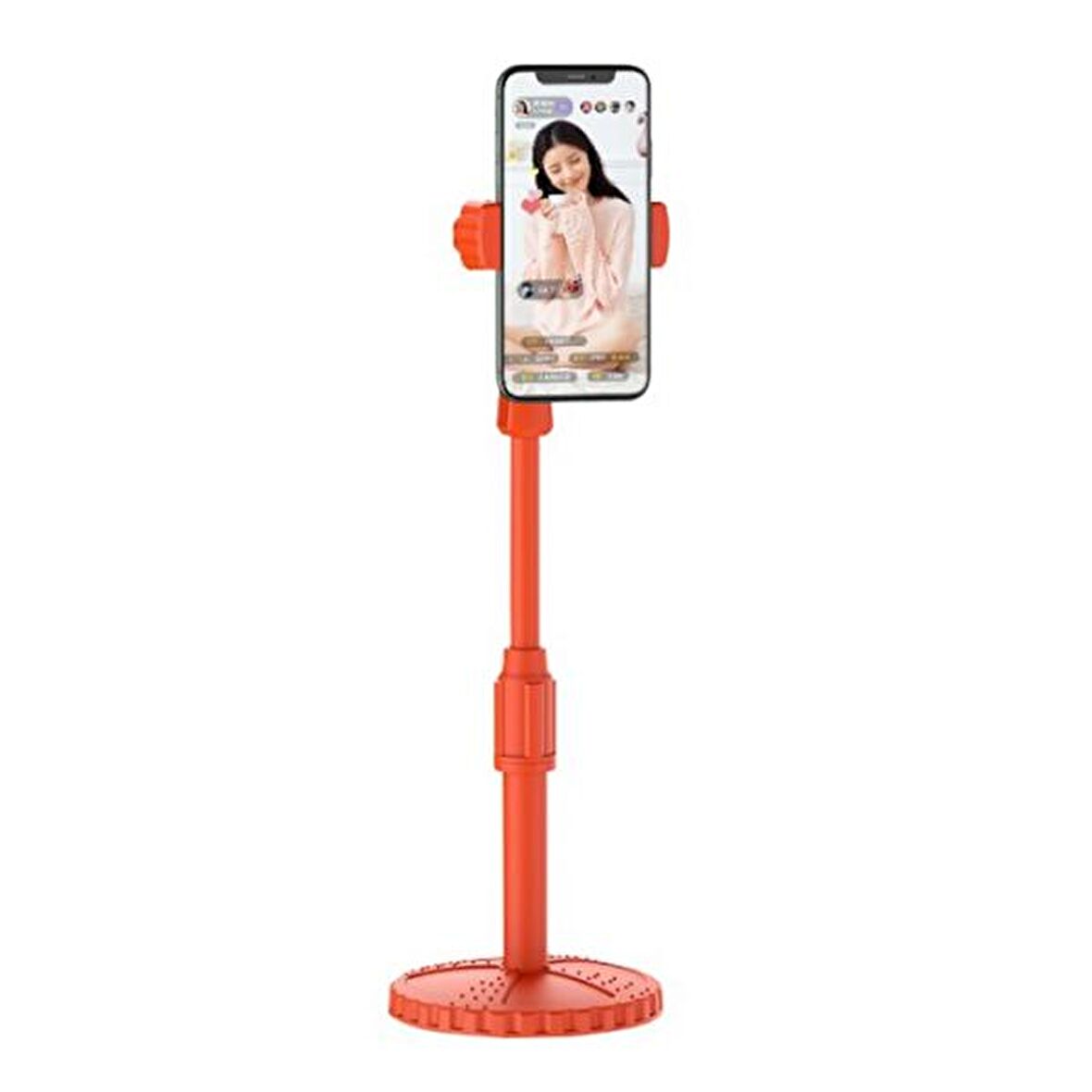 ALLY Portatif 360 ° Masaüstü Cep Telefonu Standı - Tutucu TURUNCU