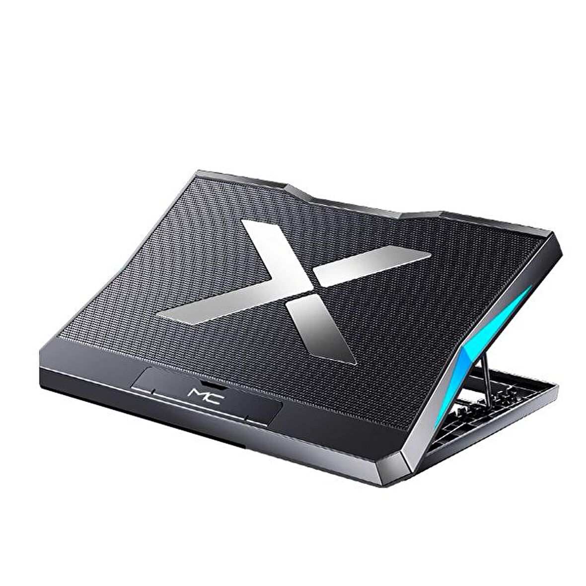 ALLY MC Q3 LED Işıklı Ultra Sessiz Fan Laptop Soğutucu Stand SİYAH