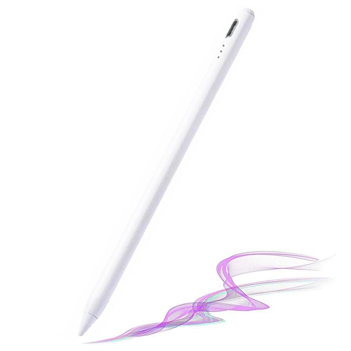 Ally Apple Pencil 2 Kapasitif Stylus iPad Tablet Dokunmatik Kalem (Aktif Versiyon) BEYAZ