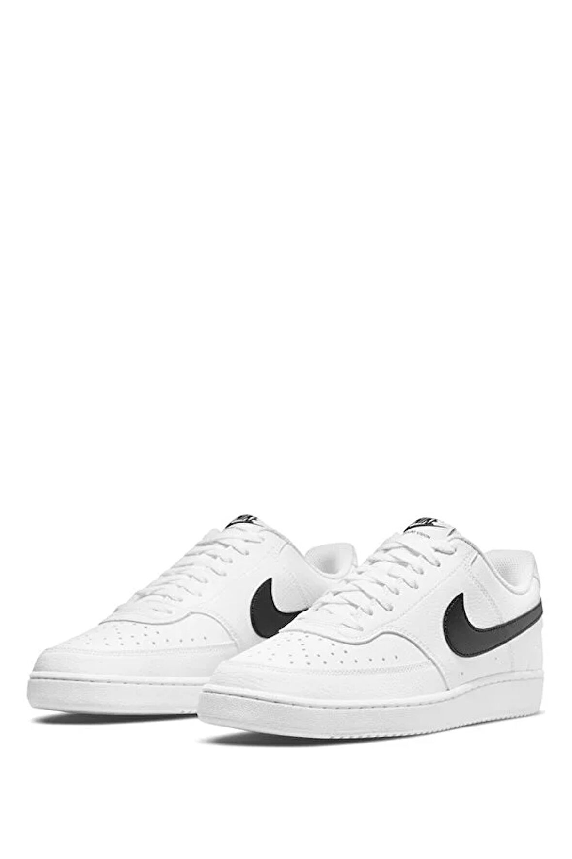 Nike COURT VISION LO NN Erkek Sneaker BEYAZ SİYAH