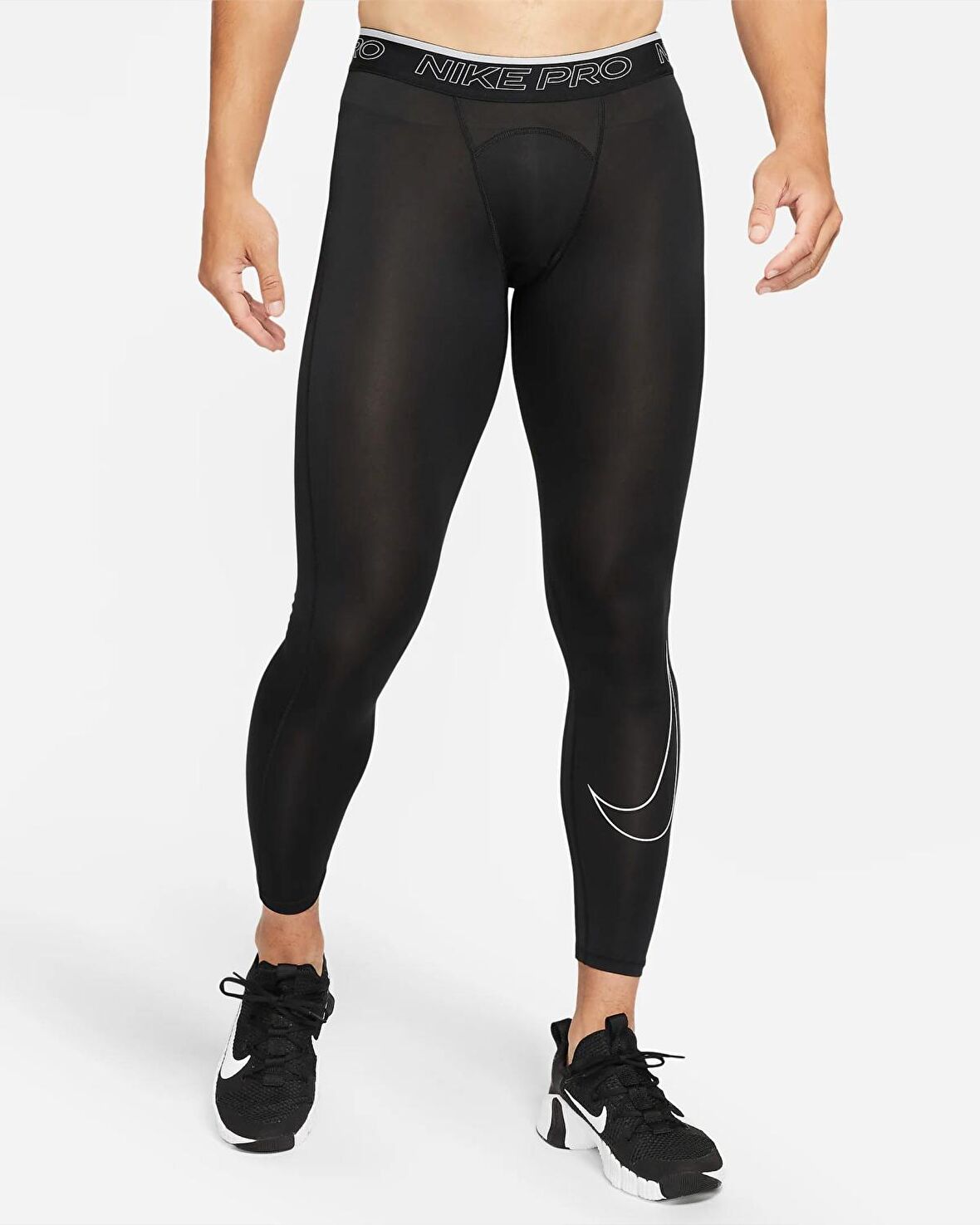Nike M Np Df Tıght Erkek Siyah Tayt - DD1913-010
