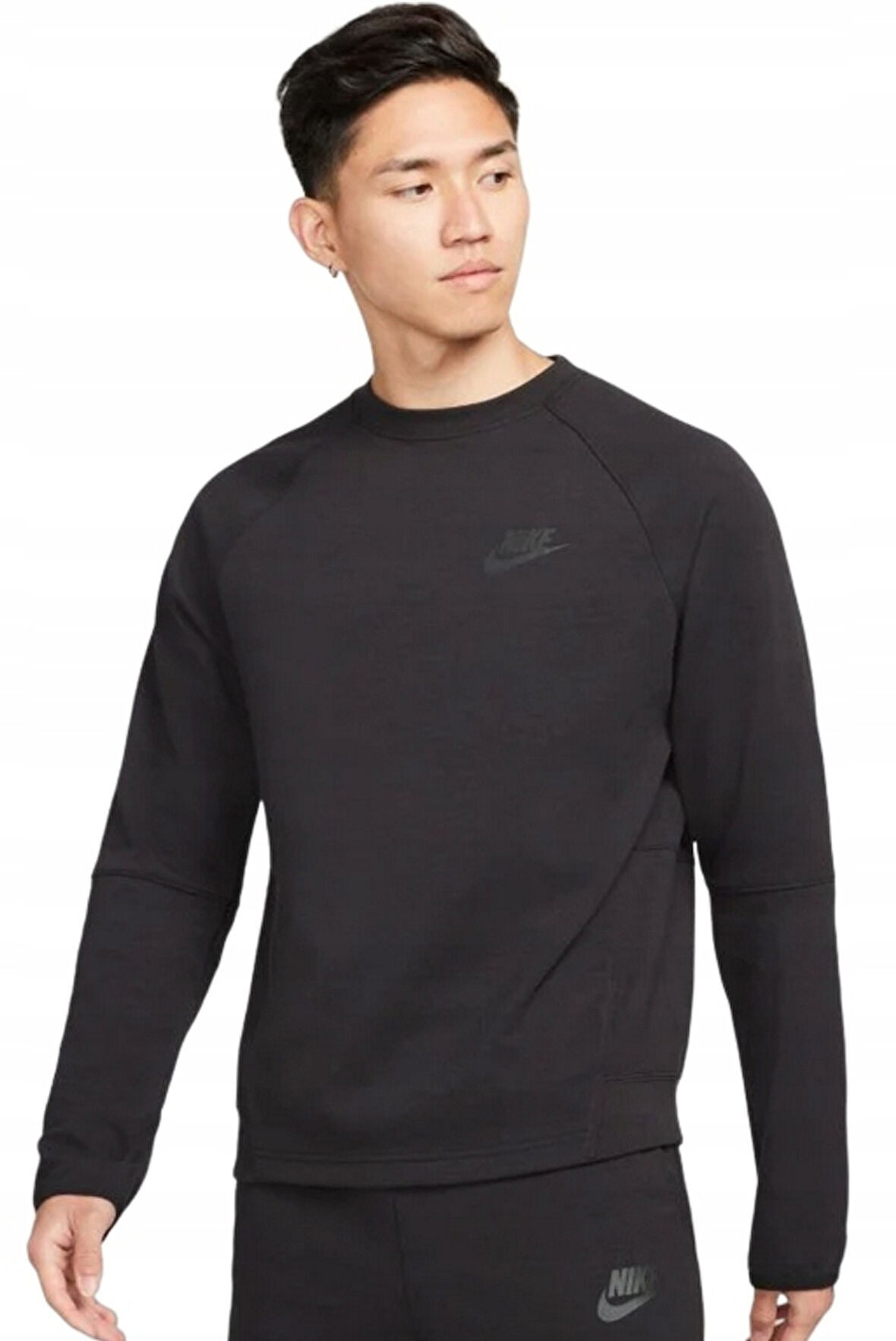 Nike Sportswear Tech Fleece Siyah Erkek Spor Sweatshrit