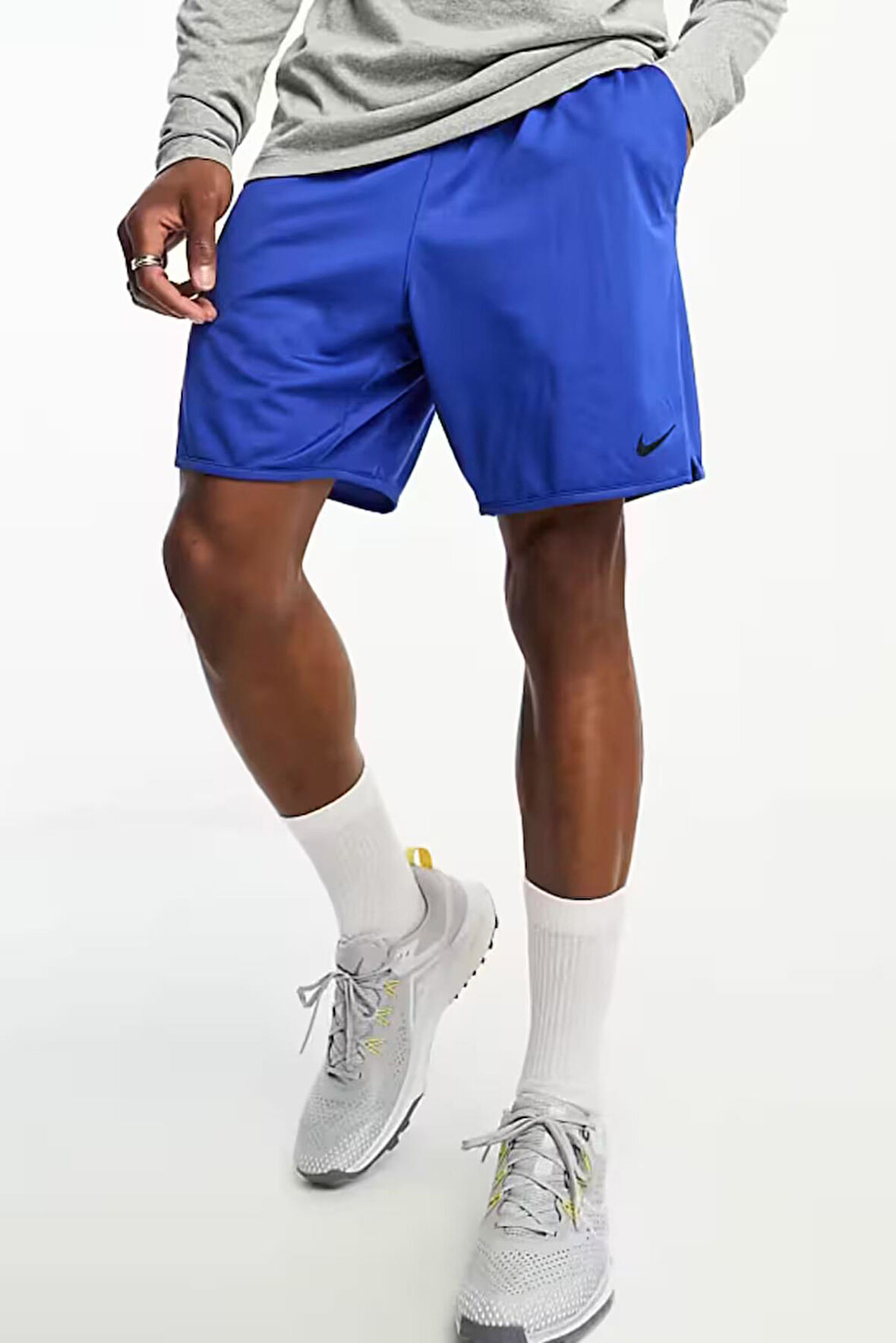 Nike Dri-Fit Training 20,5 Cm Erkek Mavi Spor Şort