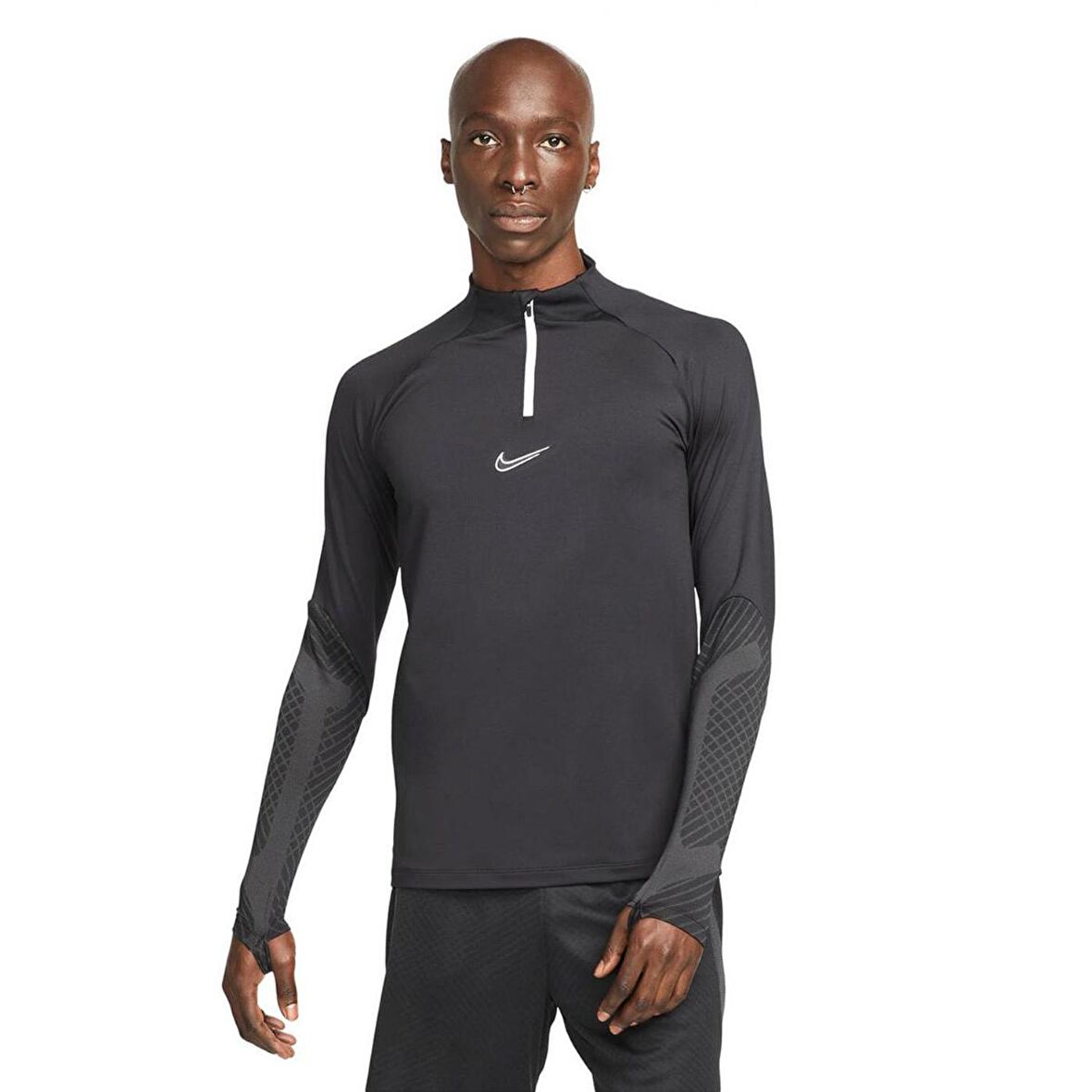 Nike Erkek Uzun Kollu T-Shirt M Nk Df Strk Drıl Top K DH8732-010