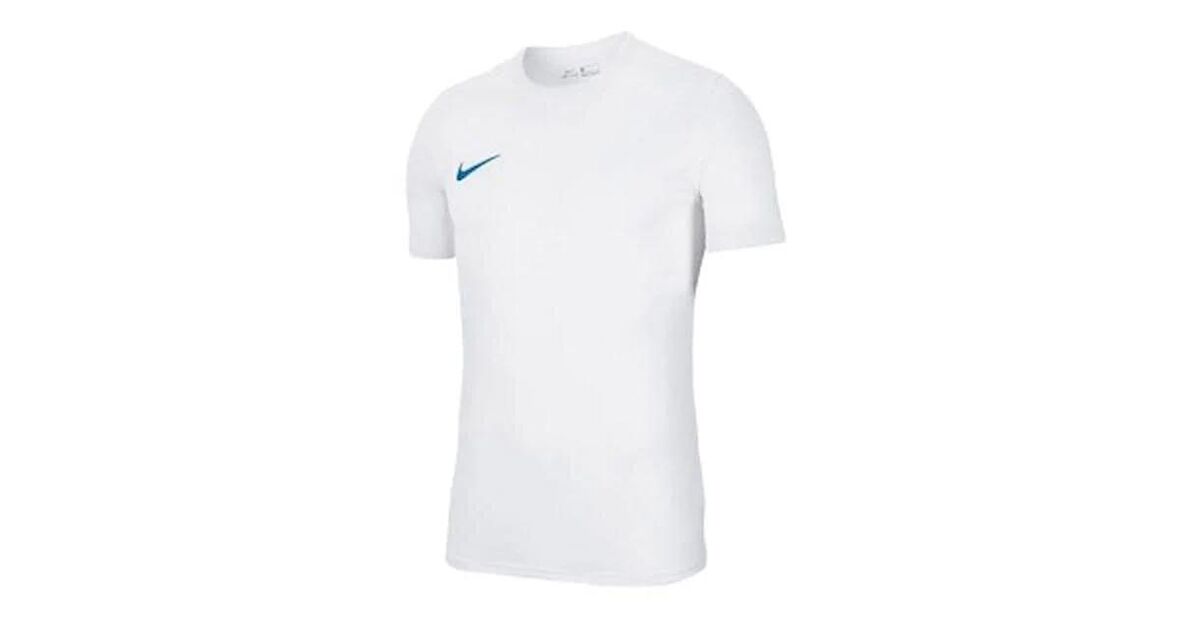 Nike Dri-Fit Park VII Jsy Ss Erkek Beyaz Futbol Tişört