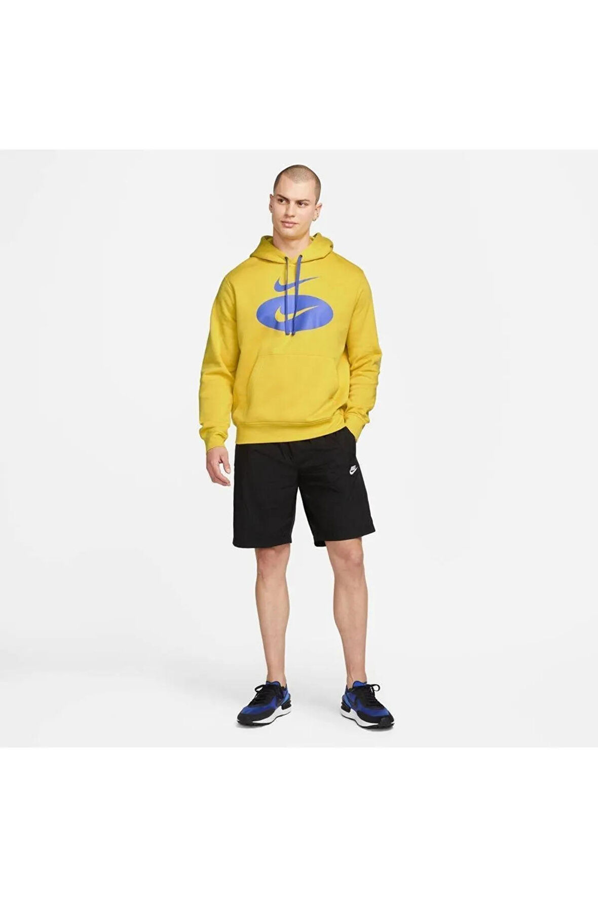 Nike DM5458-709 Sportswear Swoosh League Erkek Kapüşonlu Sweatshirt