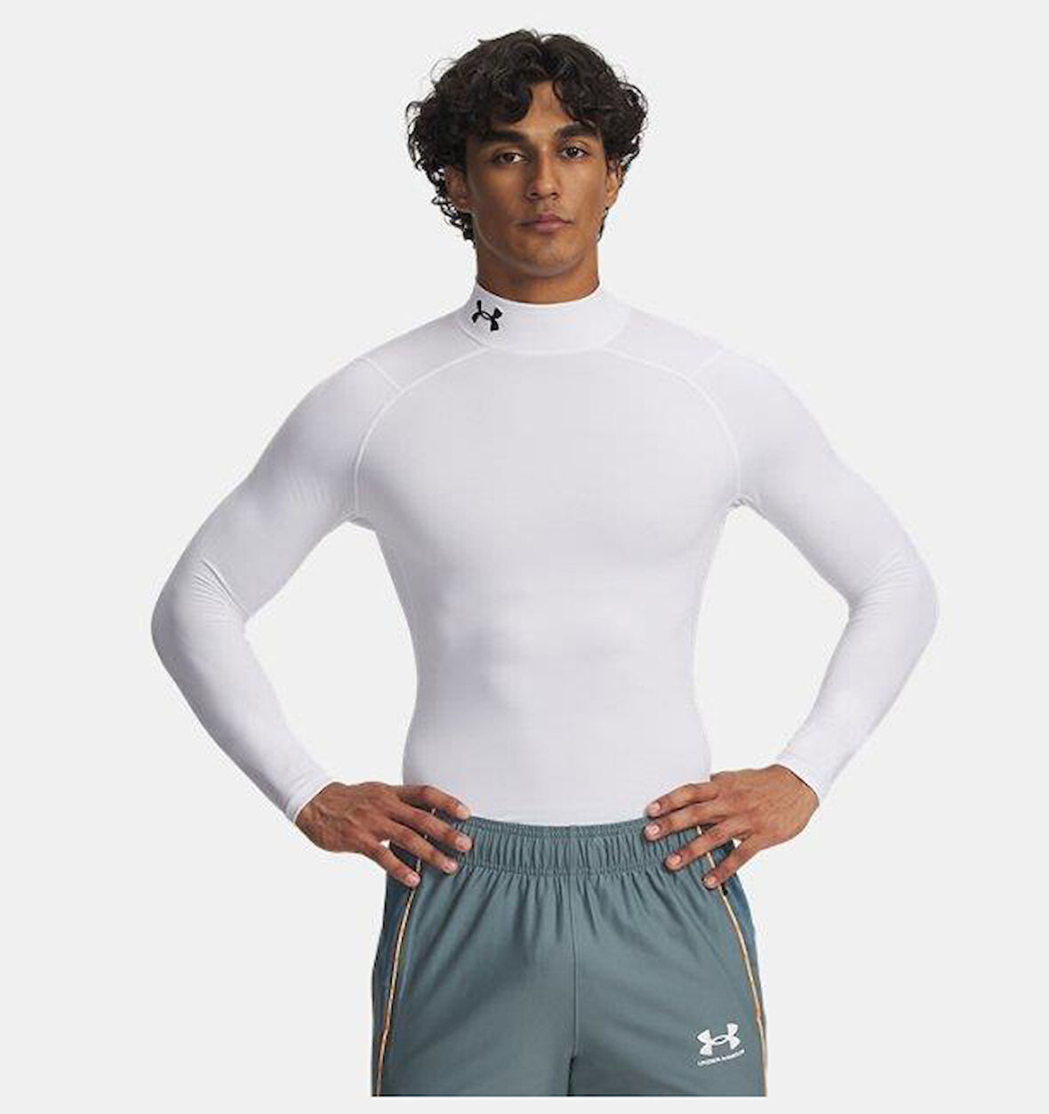 Under Armour UA CG Armour Comp Mock Erkek Uzun Kollu T-Shirt