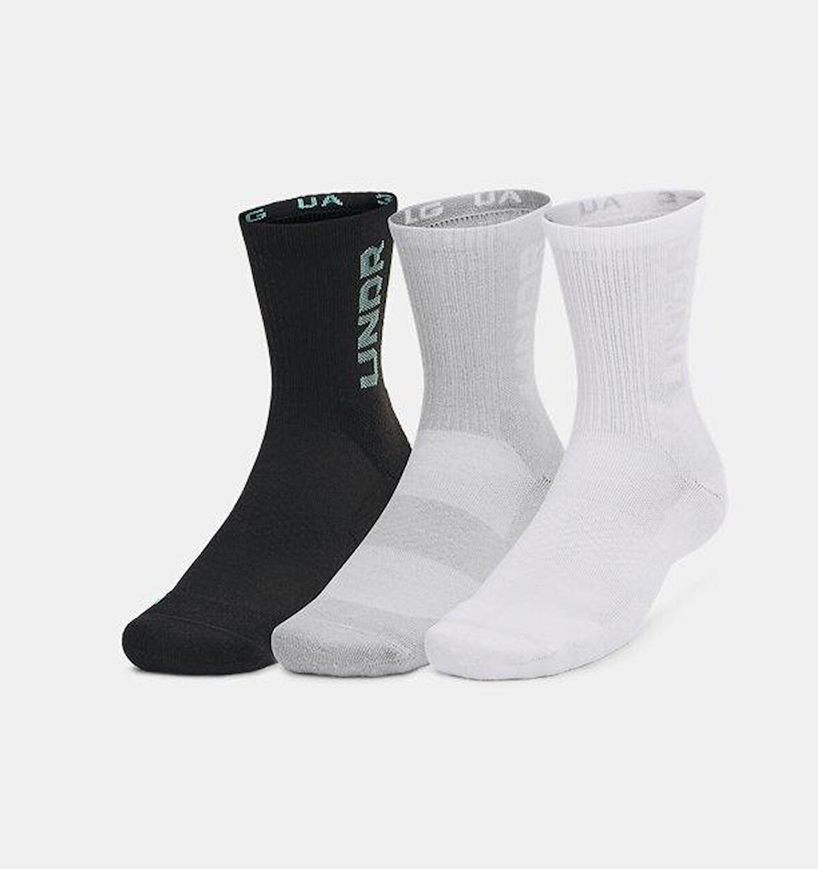 Under Armour UA 3-Maker 3pk Mid-Crew Unisex Çorap