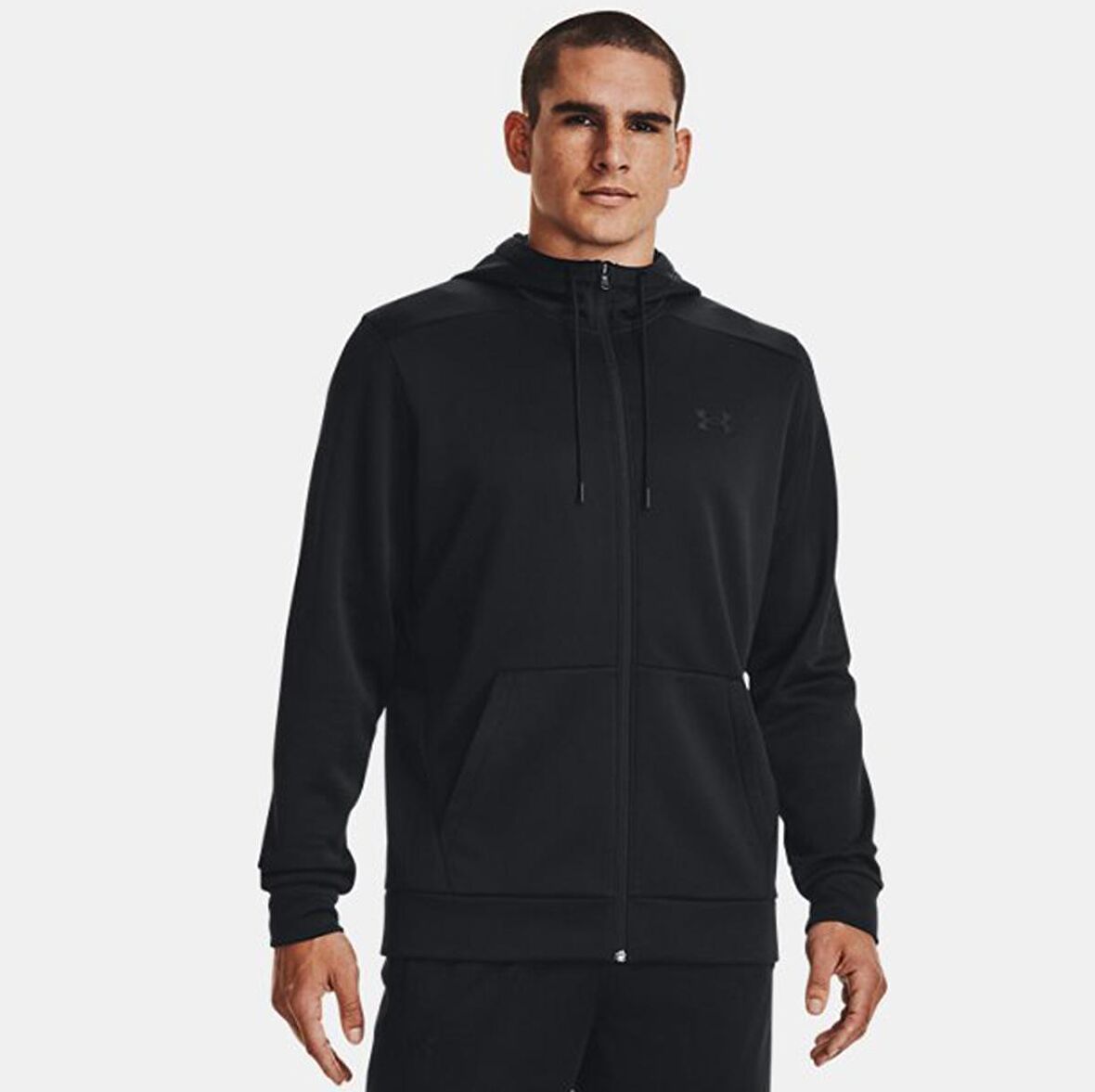 A1373357-001-001 Under Armour Ua Armour Fleece Fz Hoodie Erkek Ceket Siyah