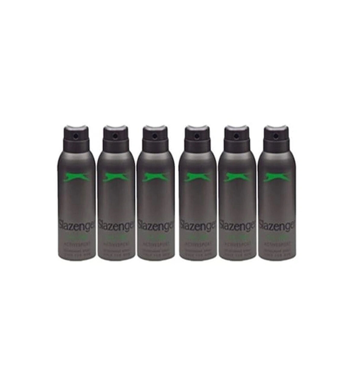 Slazenger dedorant activespoert yeşil 6  adet pudrasız unisex kullanim ferahlatıcı